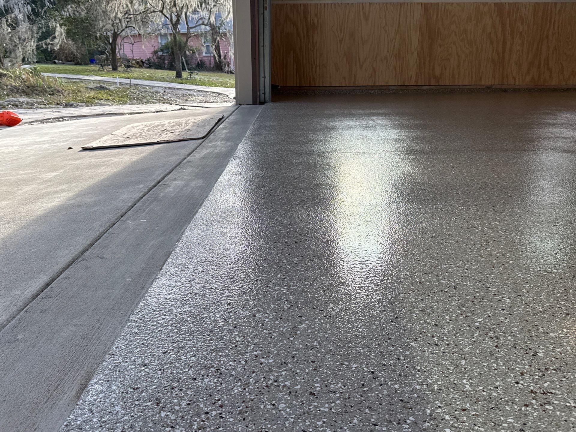 Garage in Pebble Beach by Cross Creek Concrete Coatings