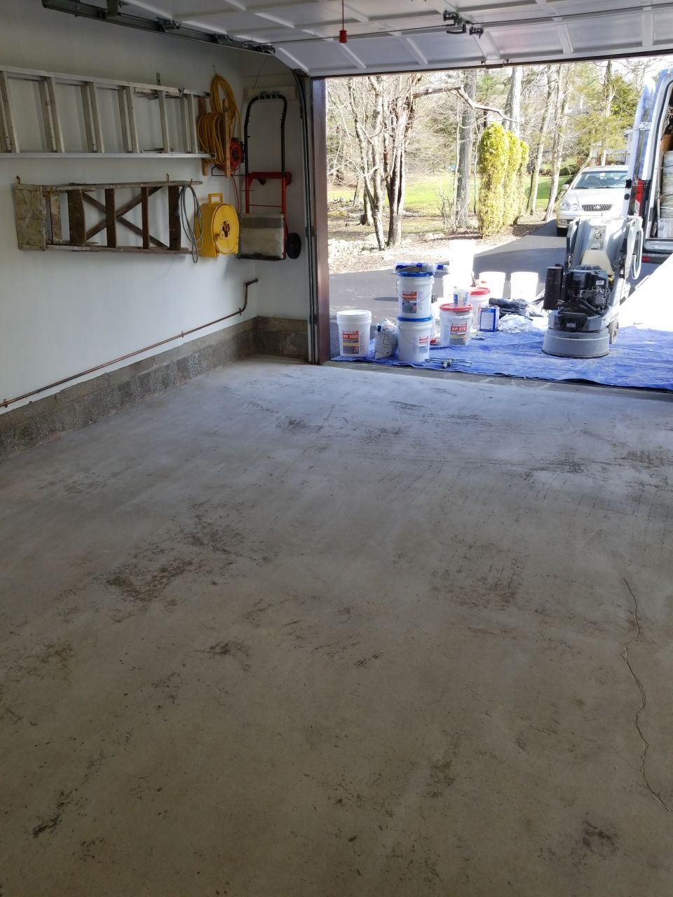 Garage Floor Coating using Penntek in Pebble Beach by Spectrum Painting, LLC