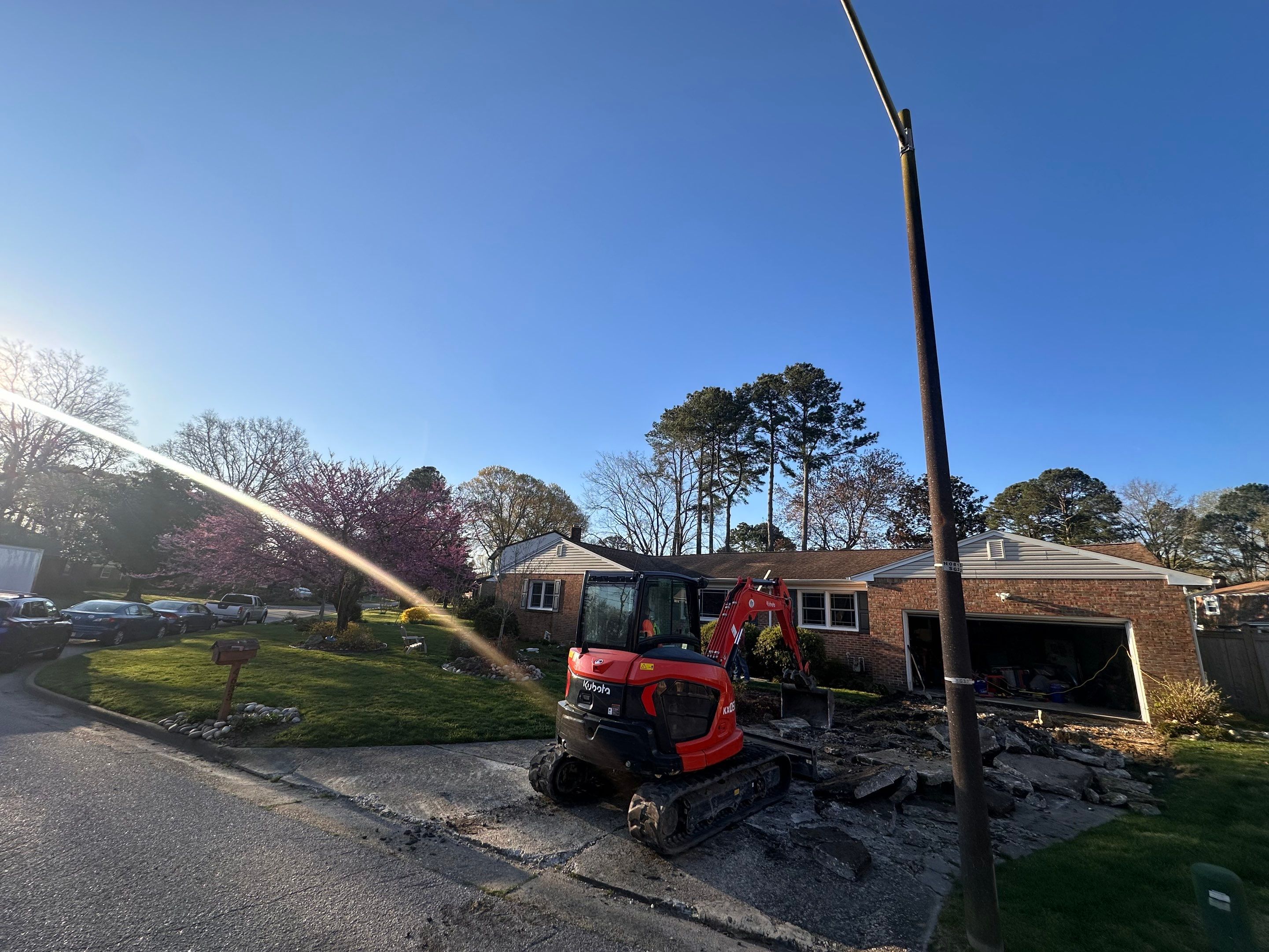 Project in Virginia Beach by Sam The Concrete Man Virginia Beach