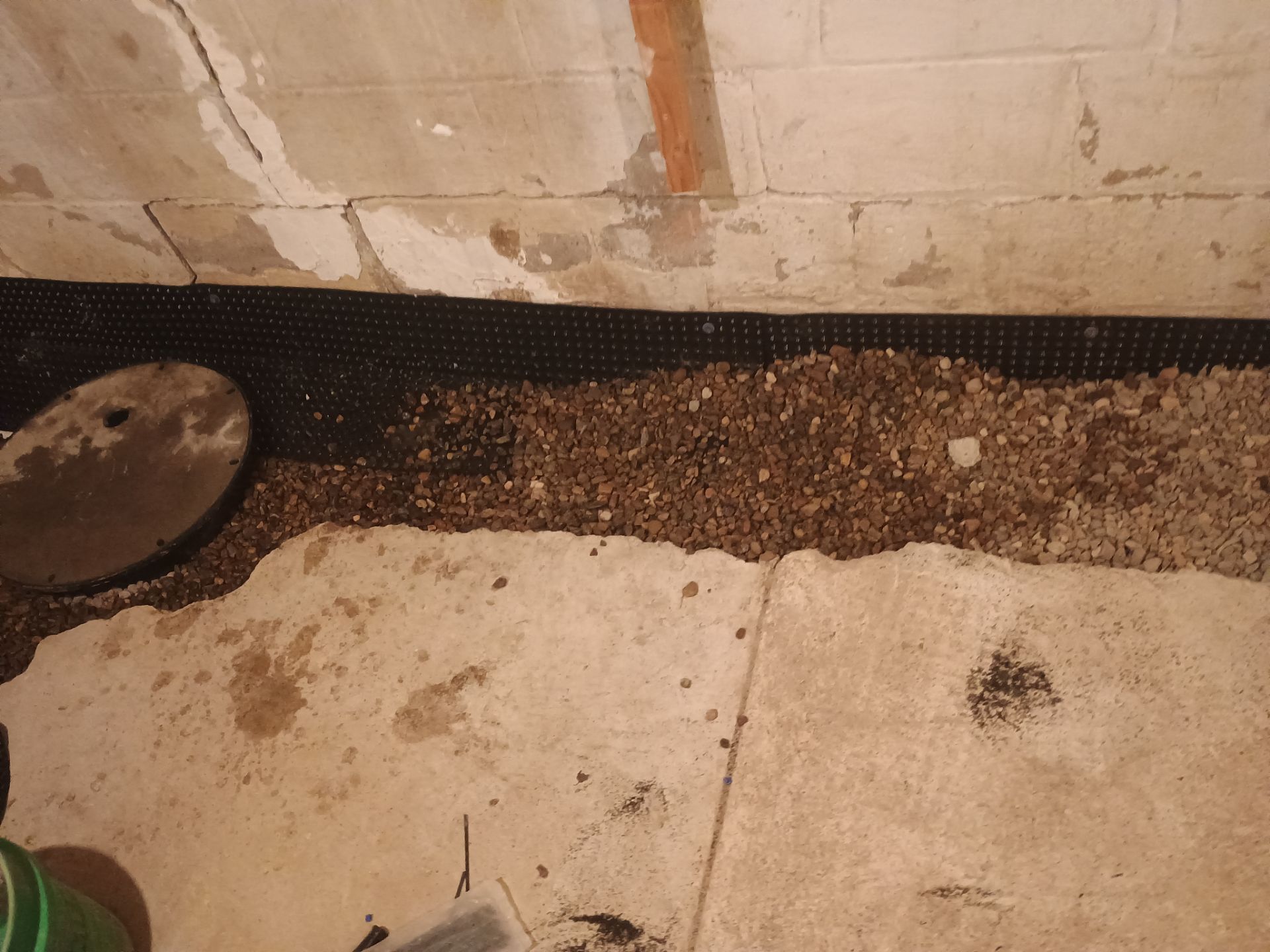 Drain Tile in Minneapolis for Kristen & Taylor by Waterproofing Northeast