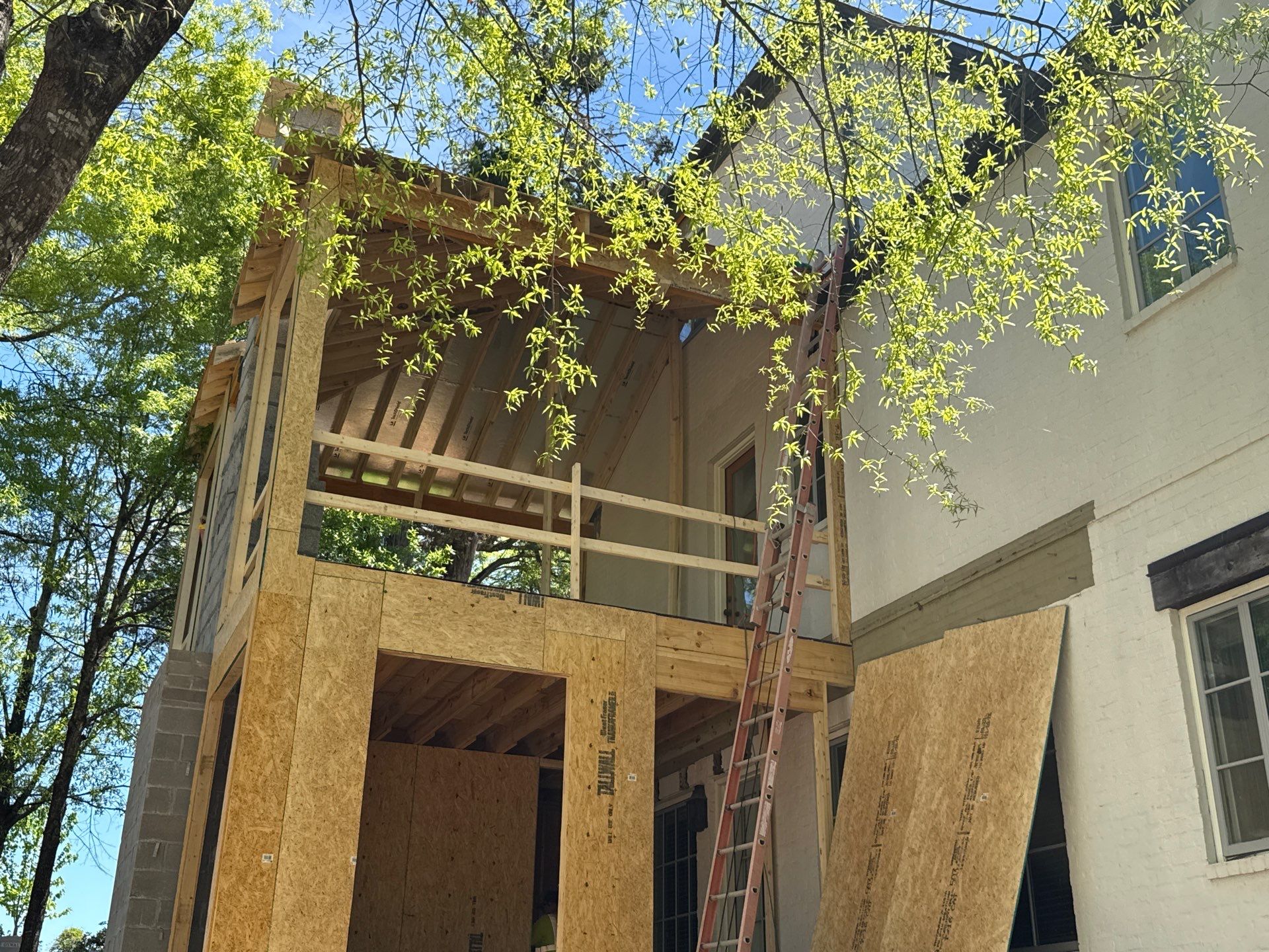 Residential Roof Replacement and Two-Story Porch Addition in Oxford by Revival Roofing Services