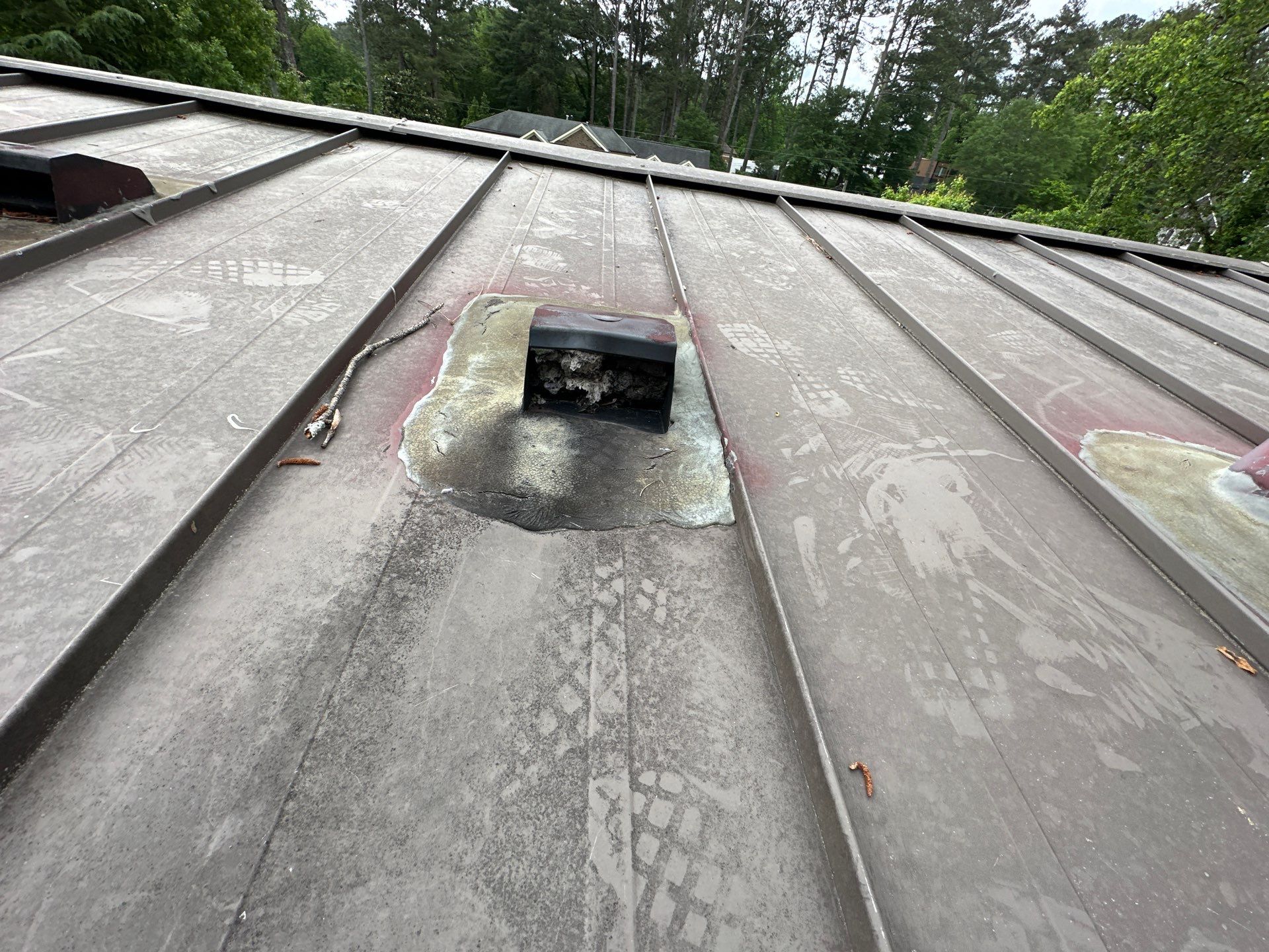 Metal Roof Leak Repair using Standing Seam Metal Roofing by Mosaic Roofing Company