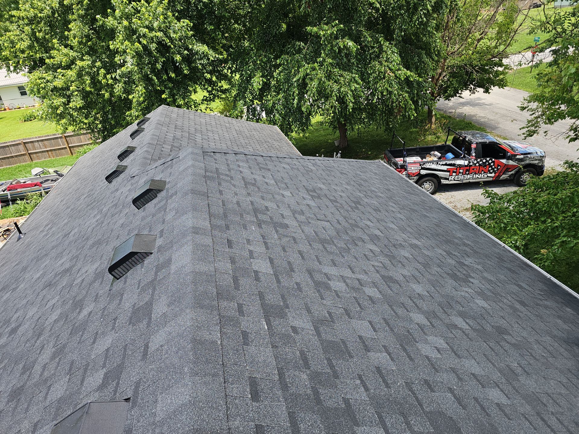 Residential Roof + Gutters & Downspouts & Siding Install  by Titan Commercial & Residential Roofing 