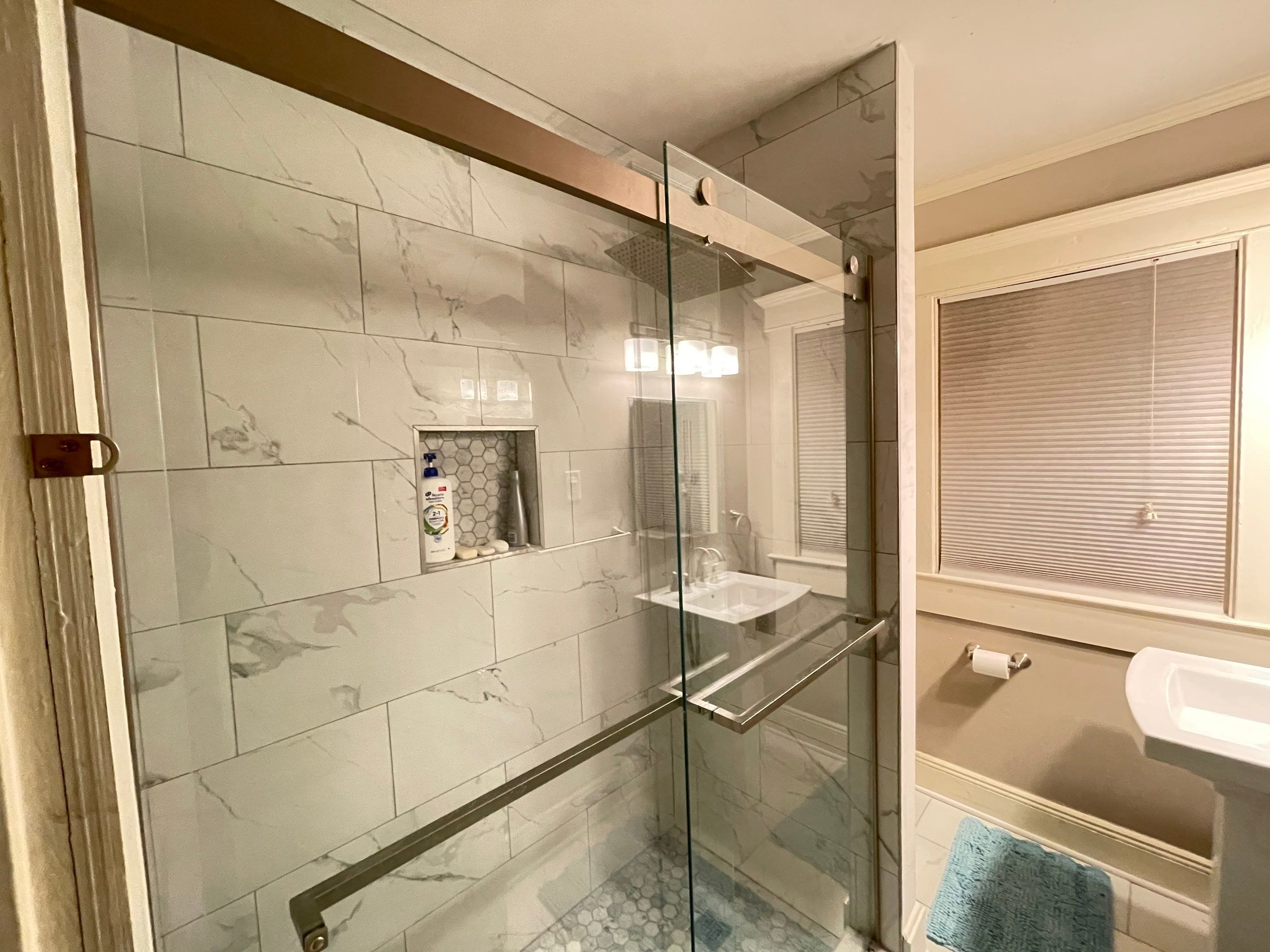 Bathroom Remodel using Tile by Home Concepts Construction