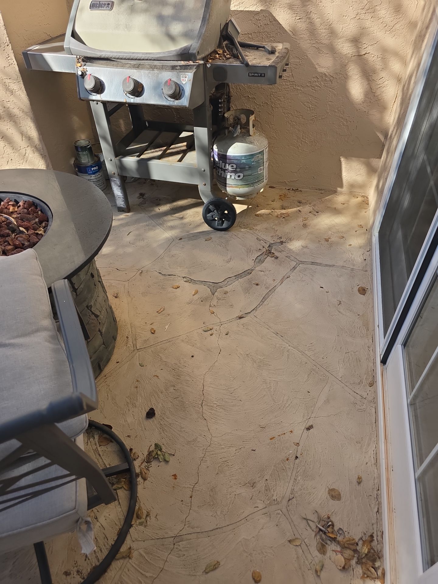 Morro Bay Garage Floor Transformation with Glacier chip Coating by MGP Coatings
