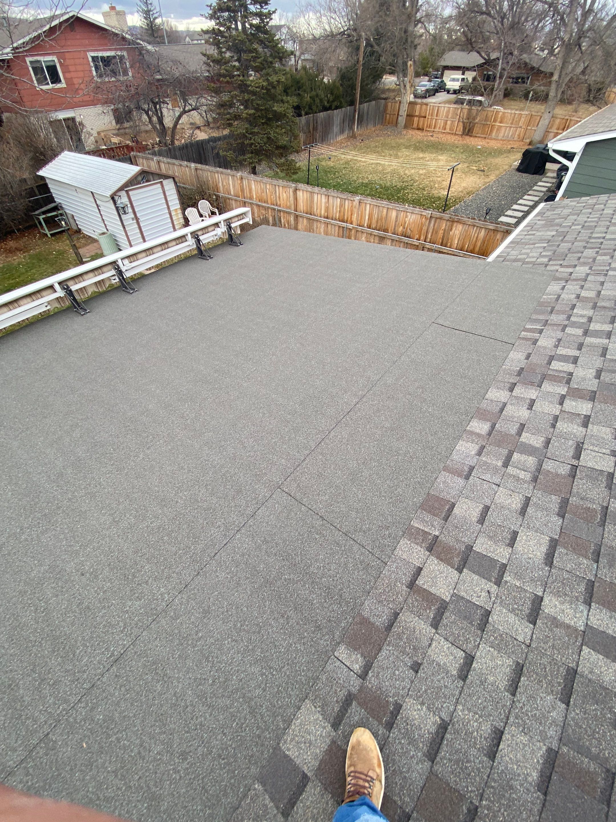 Resdiental Hail Damage Roof Replacement  using Certainteed Northgate Class 4 Impact Resistant "Weathered Wood" color by Black Belt Roofing 