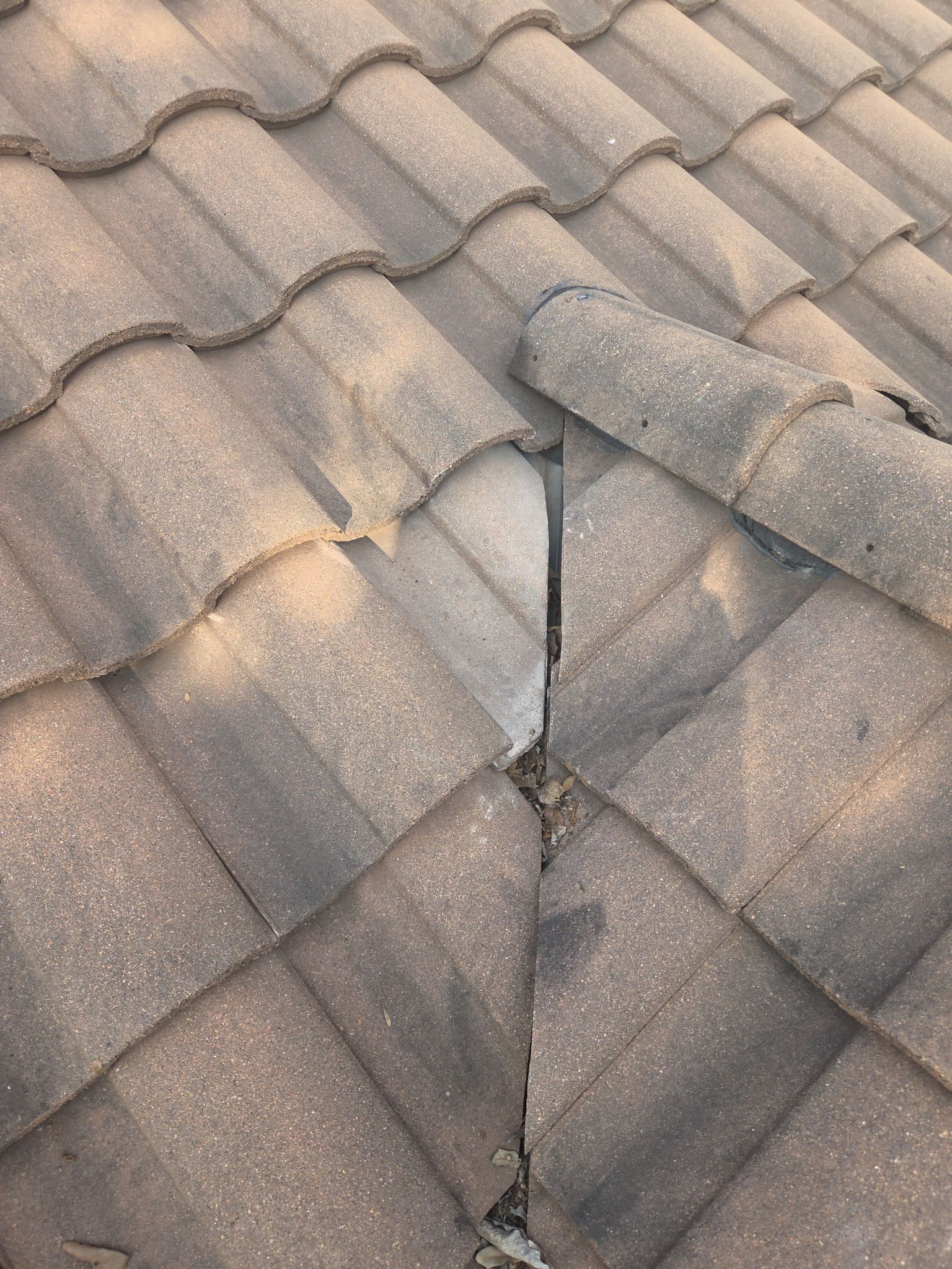 Lots of tile repairs out in Spicewood by REPS OF TEXAS