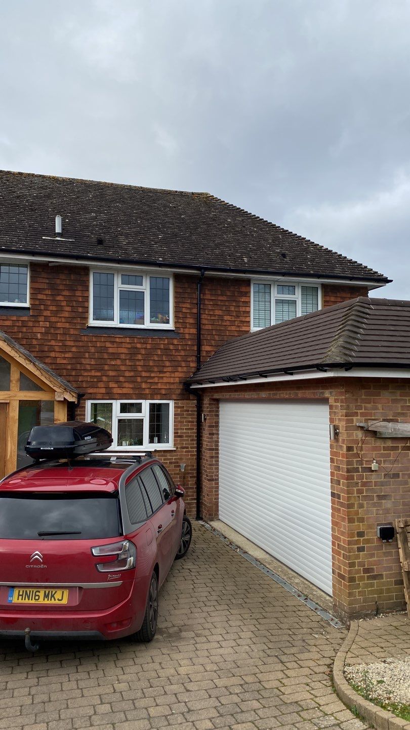 Roof and Driveway Clean using Honda 15lpm Low Pressure Washing Machine by Ges Exterior Cleaning ltd