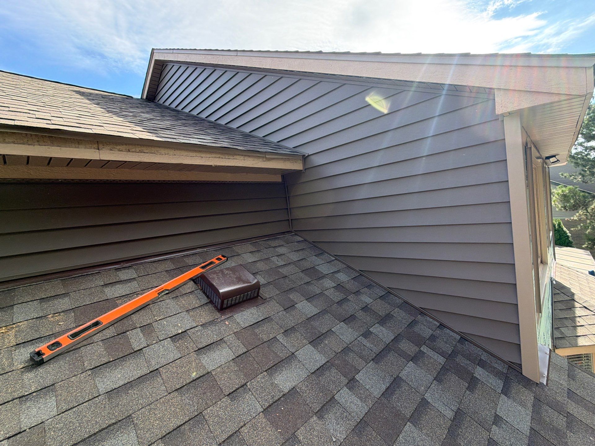 Siding Replacement using Alside D5" Flagship Brown by 180 Contractors