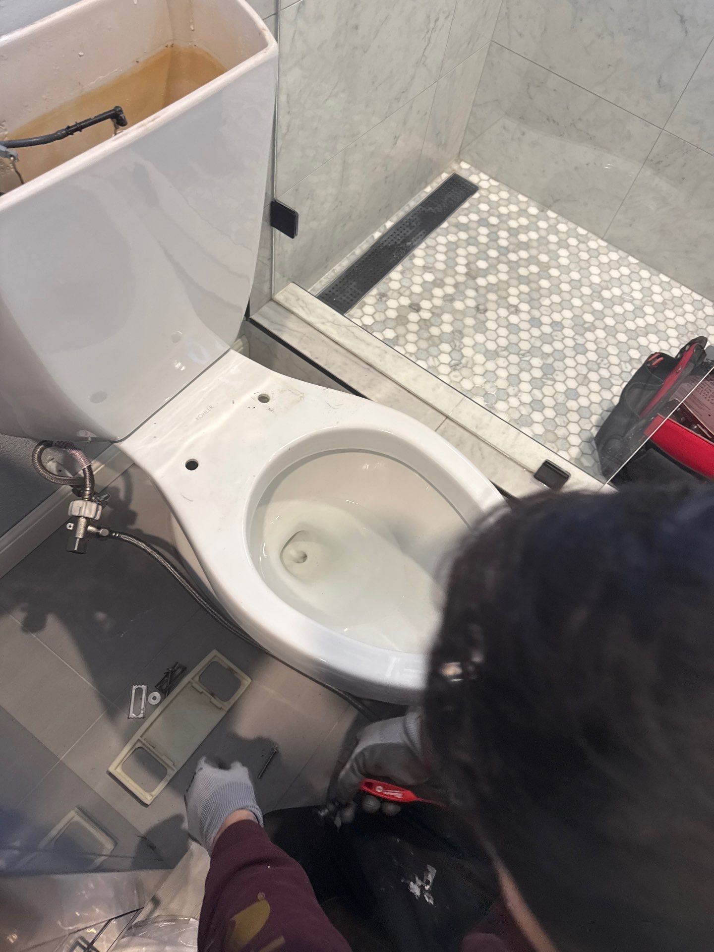 Toilet Installation with New Seal by Us Plumbing 