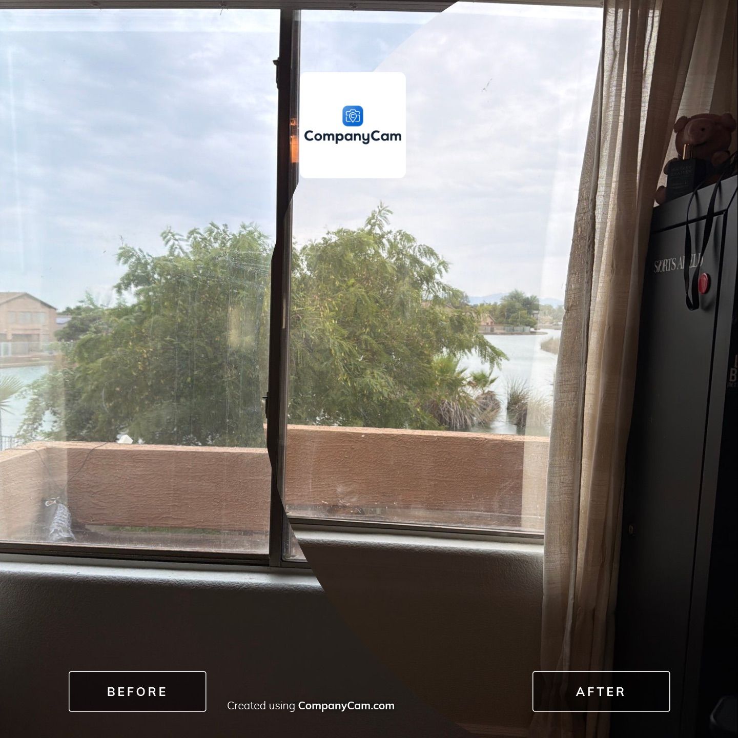 Sliding Glass Window Installation for Avondale Lakefront Property by CompanyCam Sales Demo