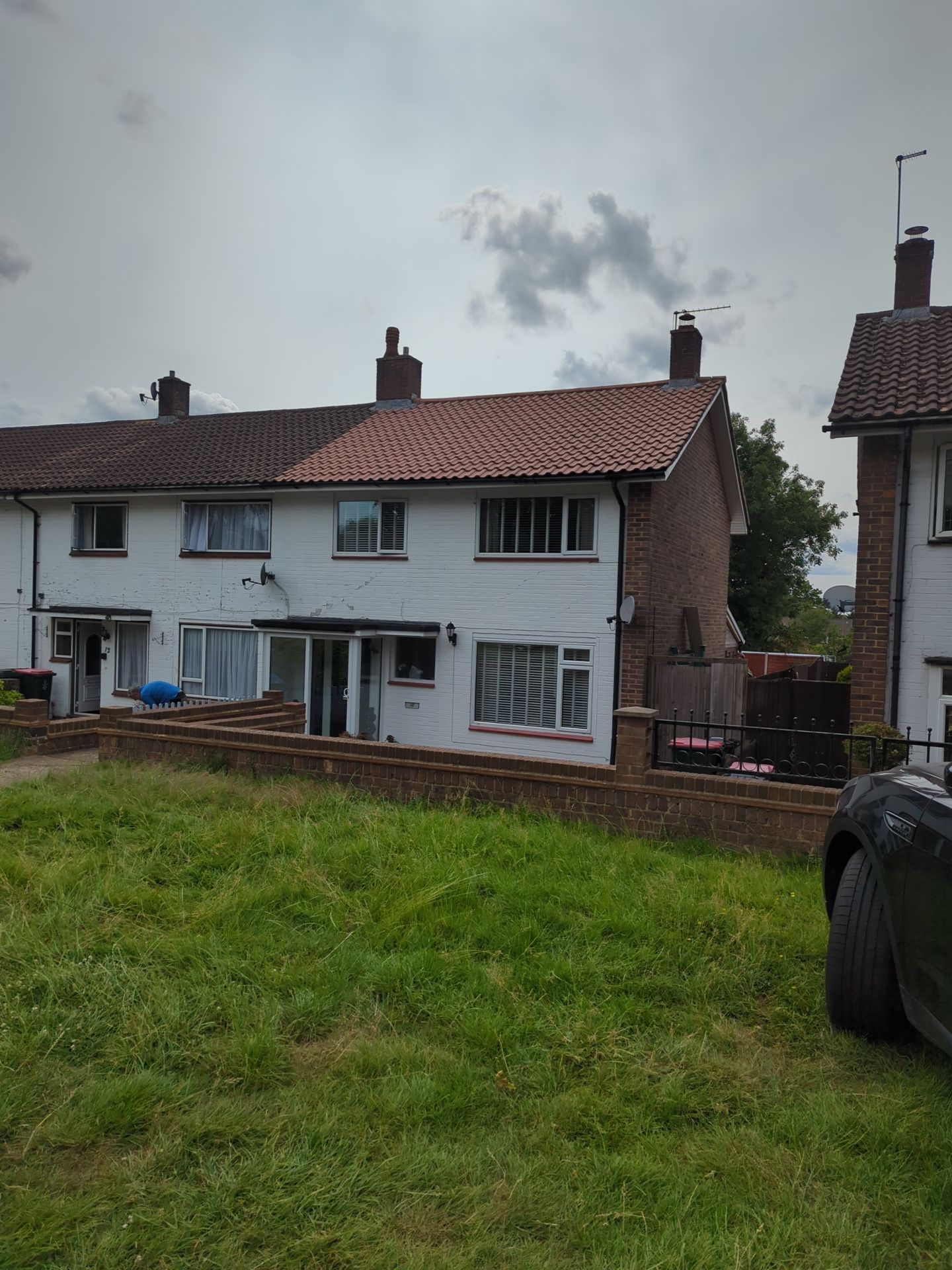 Roof Cleaning and Biocide Treatment using Honda 15lpm Low Pressure Washing Machine by Ges Exterior Cleaning ltd