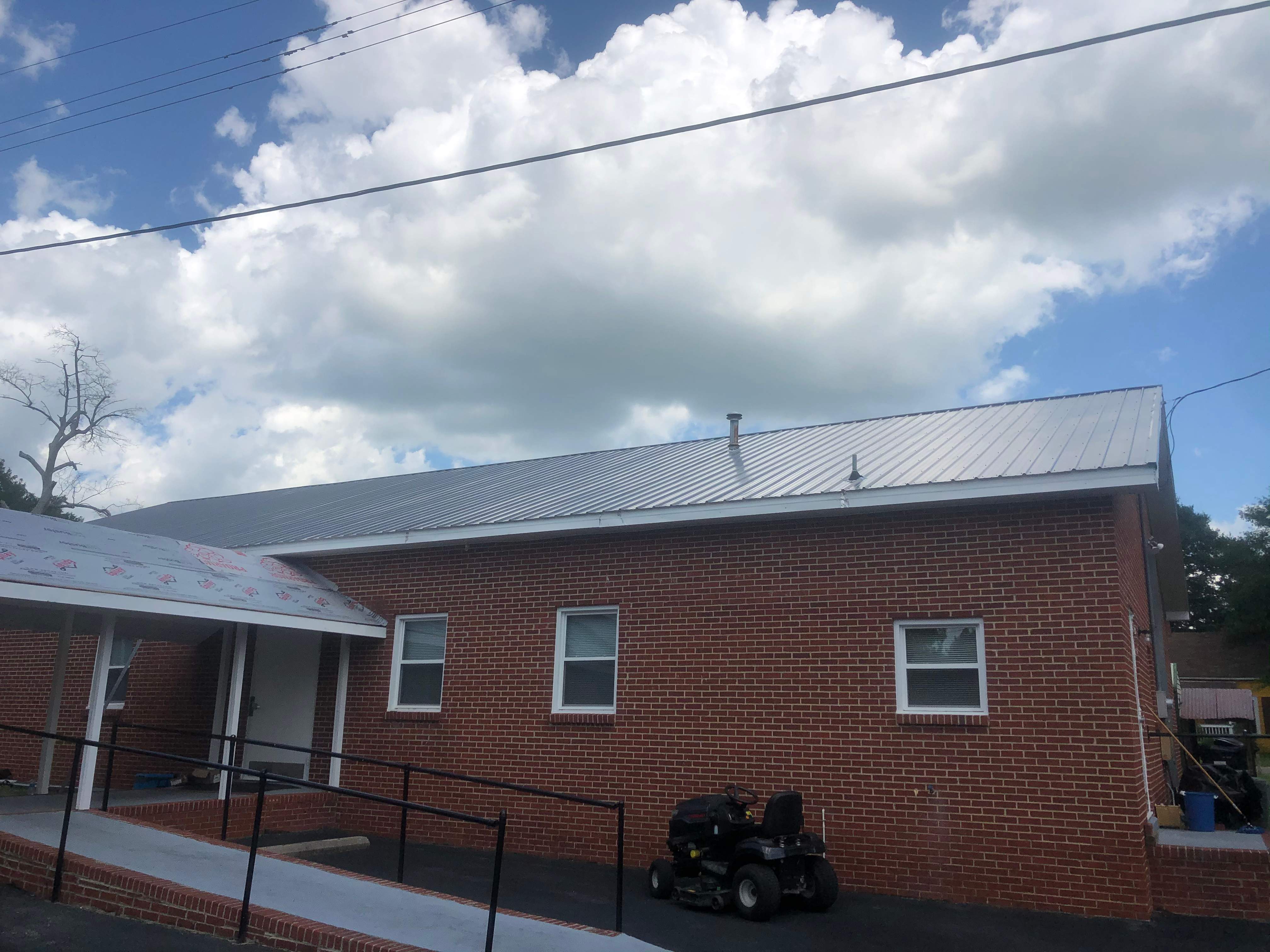Commercial Roofing Installation - East Laurinburg Baptist Church by American Roofing NC