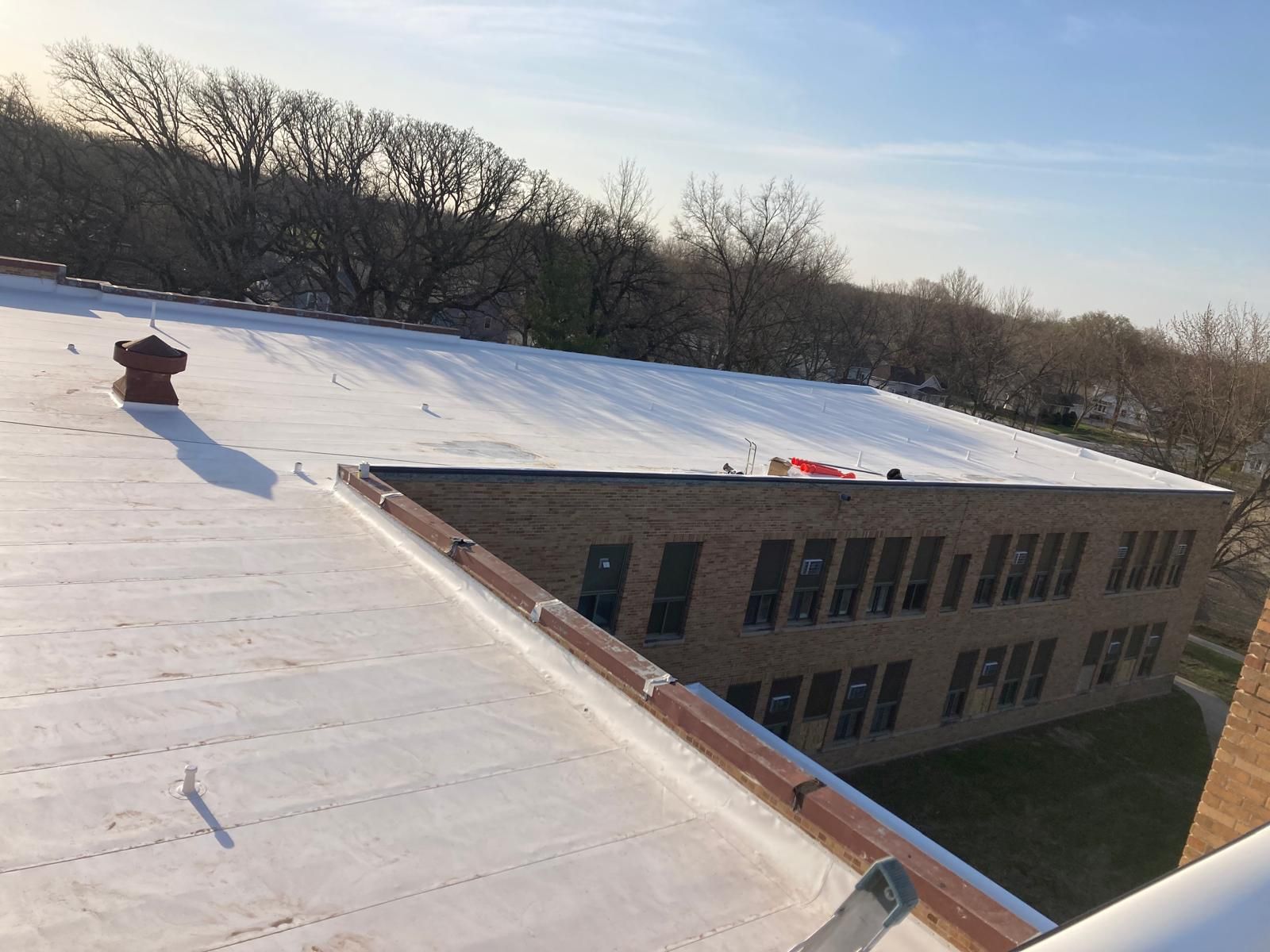 Commercial Roofing Installation using DURO LAST TPO  by Grell Roofing, LLC