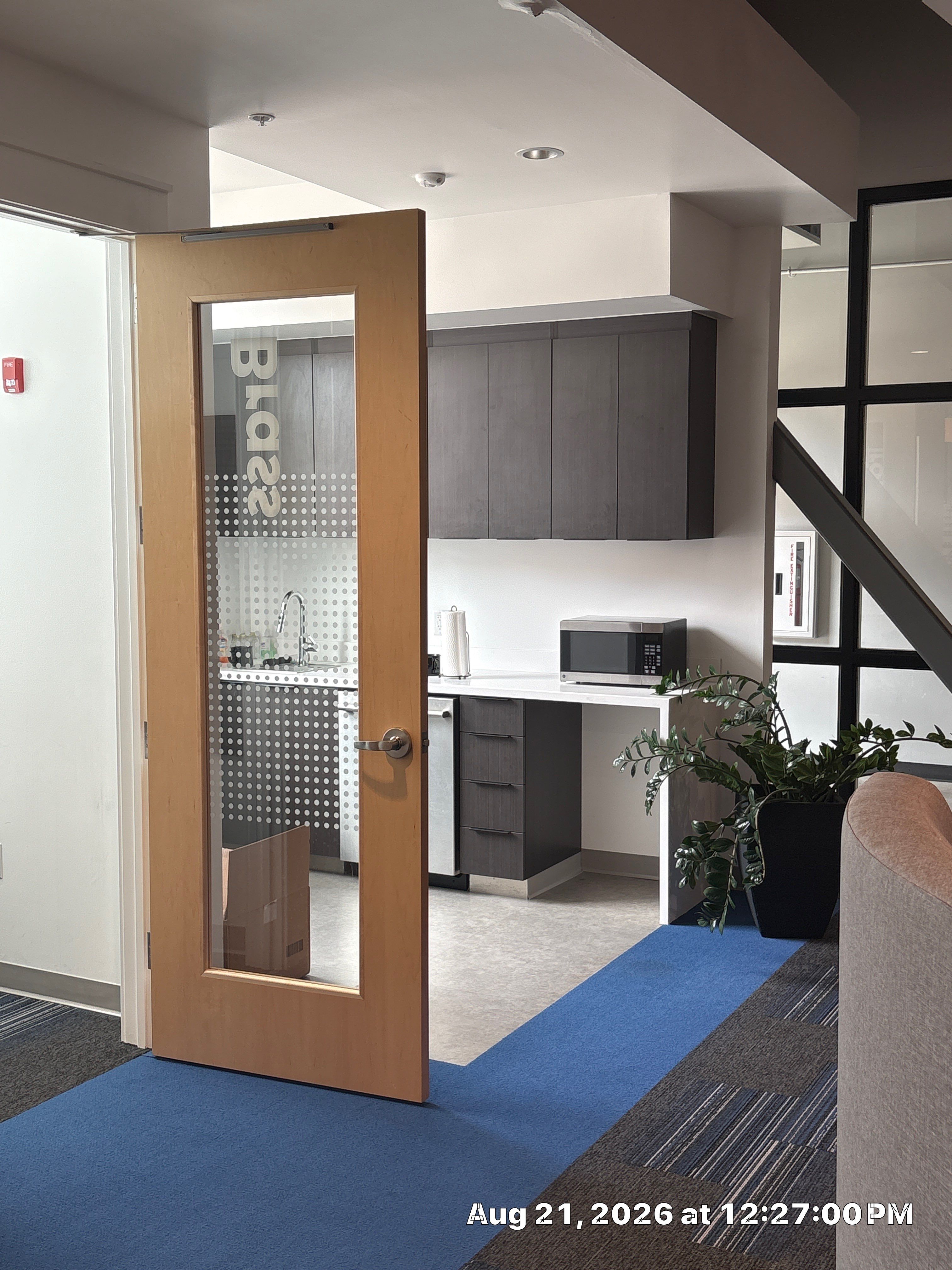Lincoln Corporate Office Build-Out with Slatted Partitions and Acoustic Baffles by CompanyCam Sales Demo
