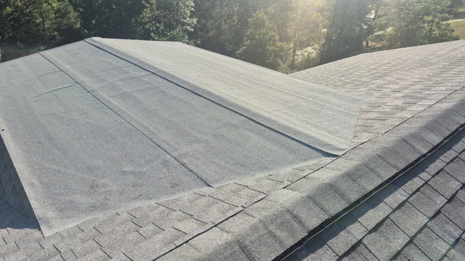 Residential Roofing Installation using GAF Timberline HDZ Fox Hollow Grey by Rainstoppers Roofing