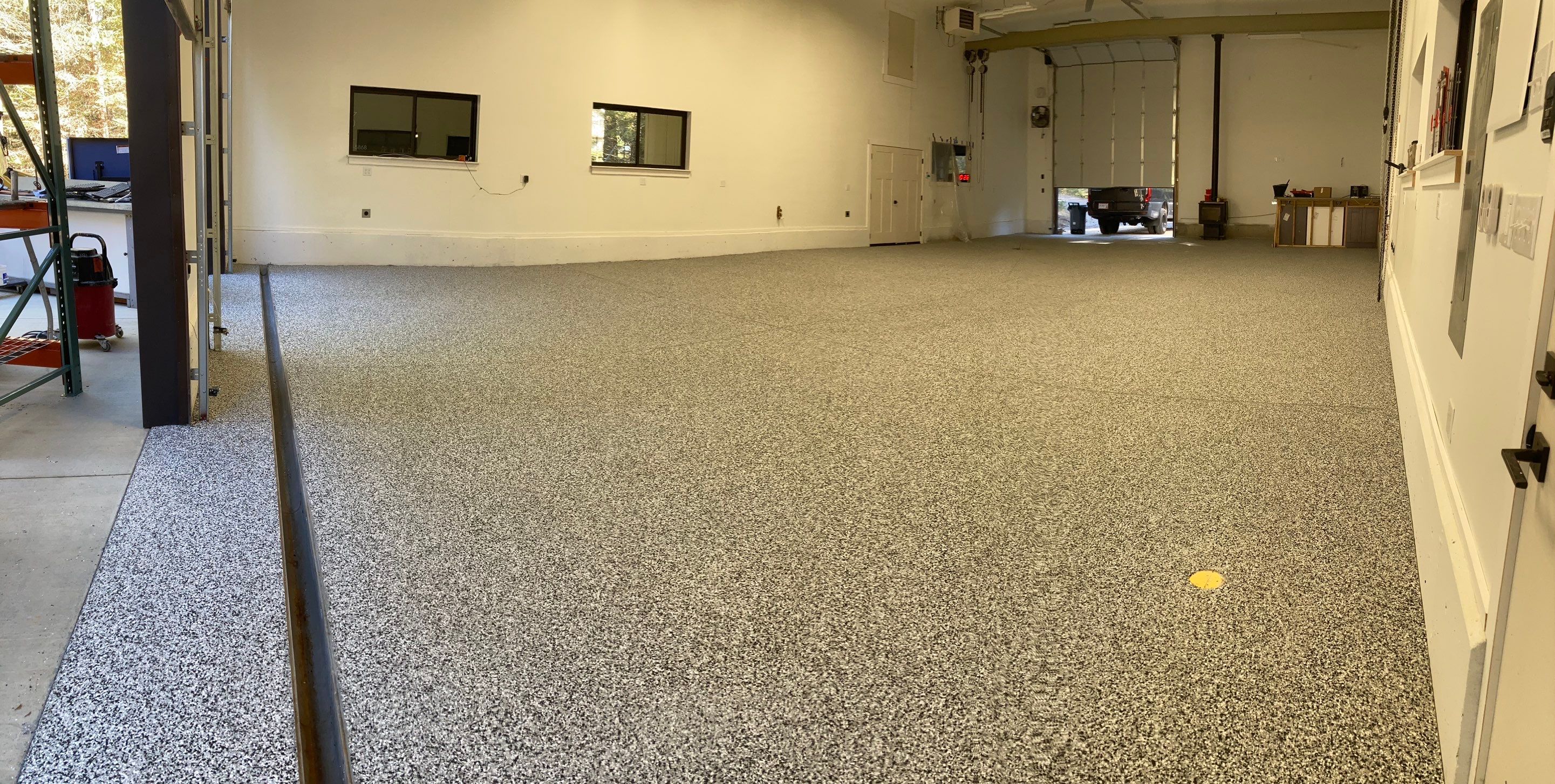 Garage Transformation using Domino and the Penntek Evolution System by Croc Coatings, LLC