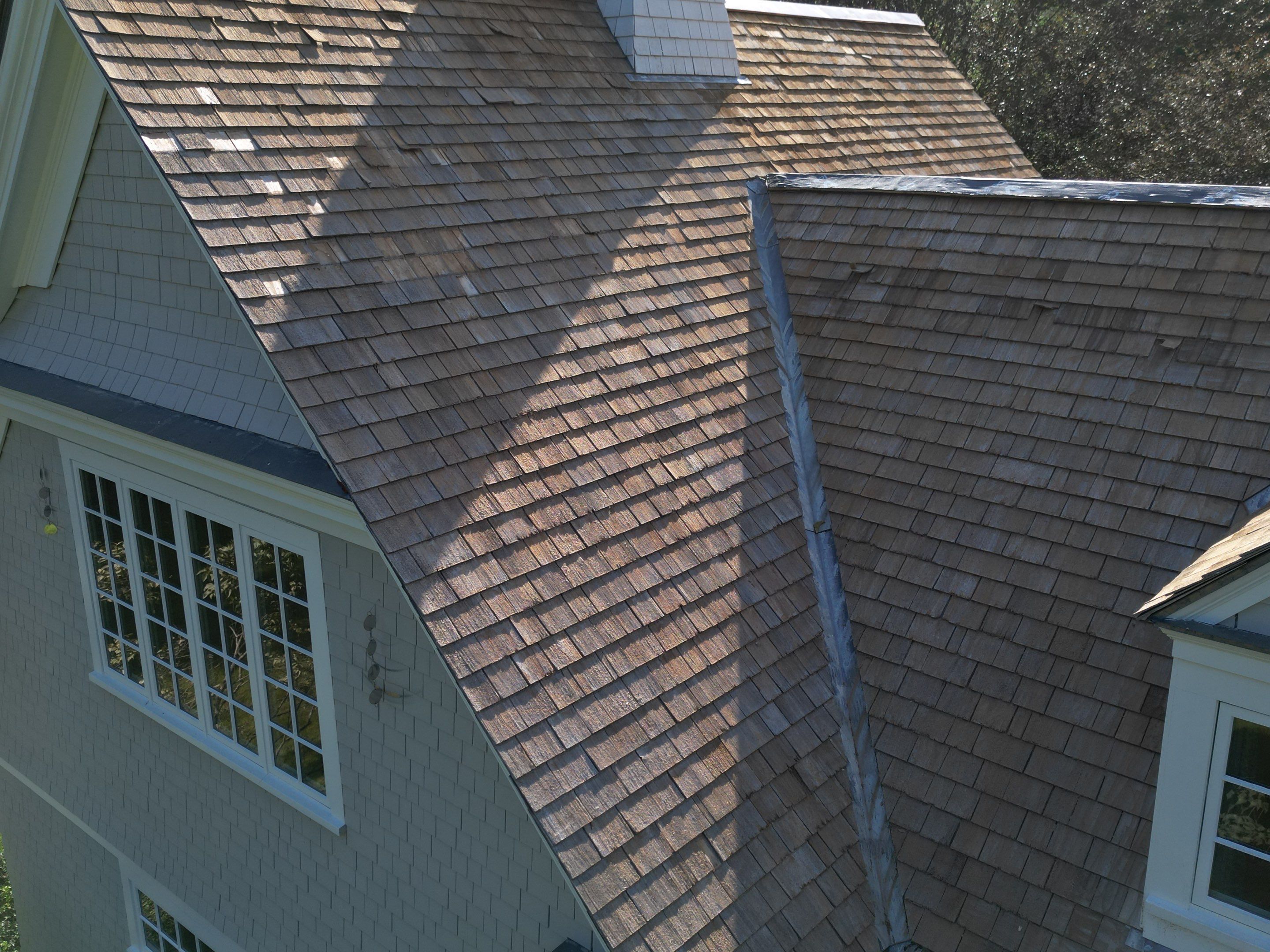 Cedar Shake Roof Restoration by Mighty Dog Roofing of Greater Middlesex County