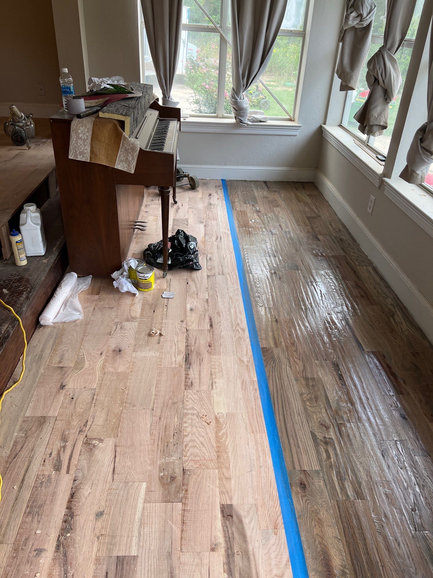 Lighter Colors enlarge living areas by Bernard Hardwood Floors