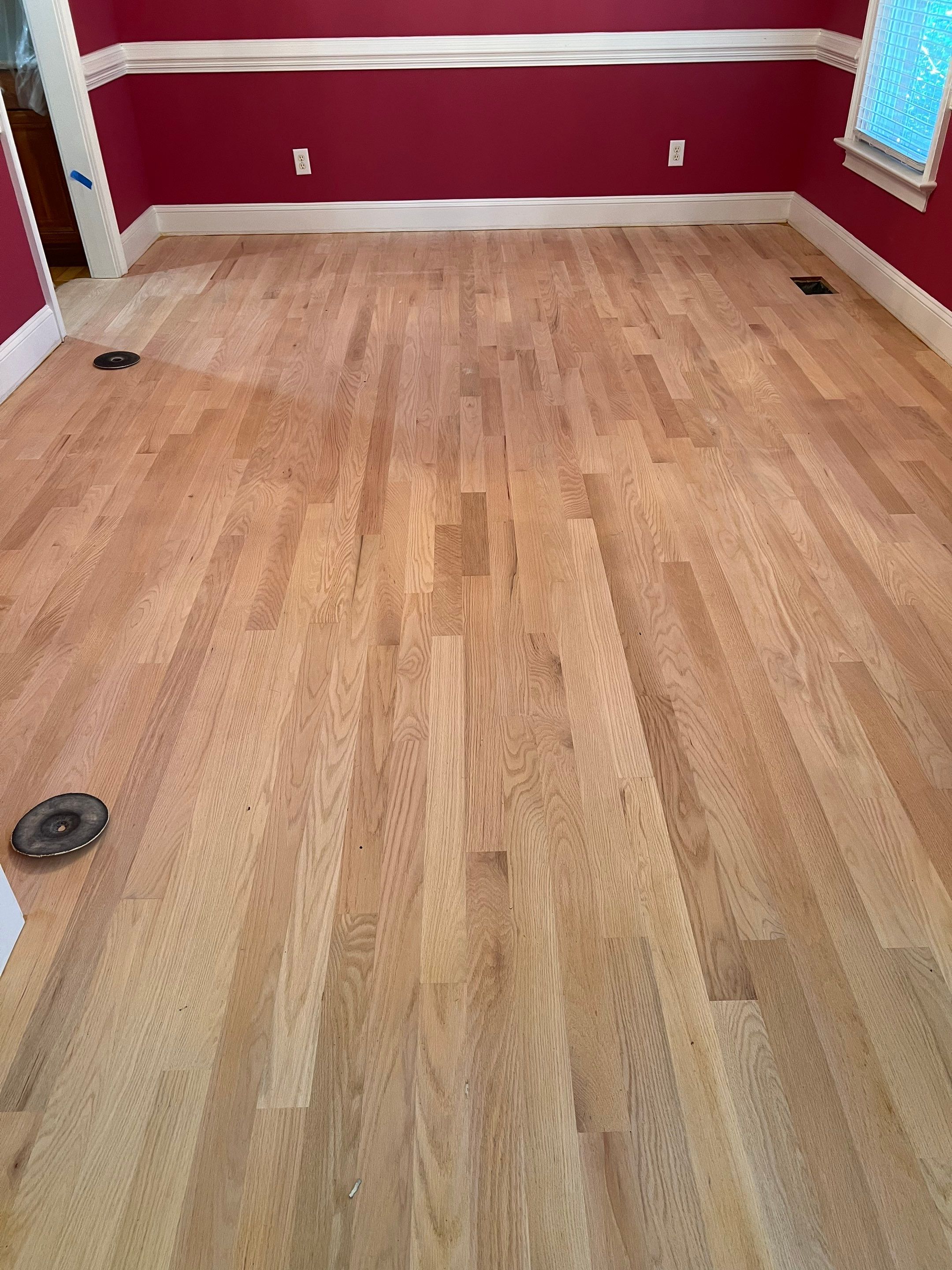 A beautiful refinishing project in The Oaks, Chapel Hill by Accent Custom Floors