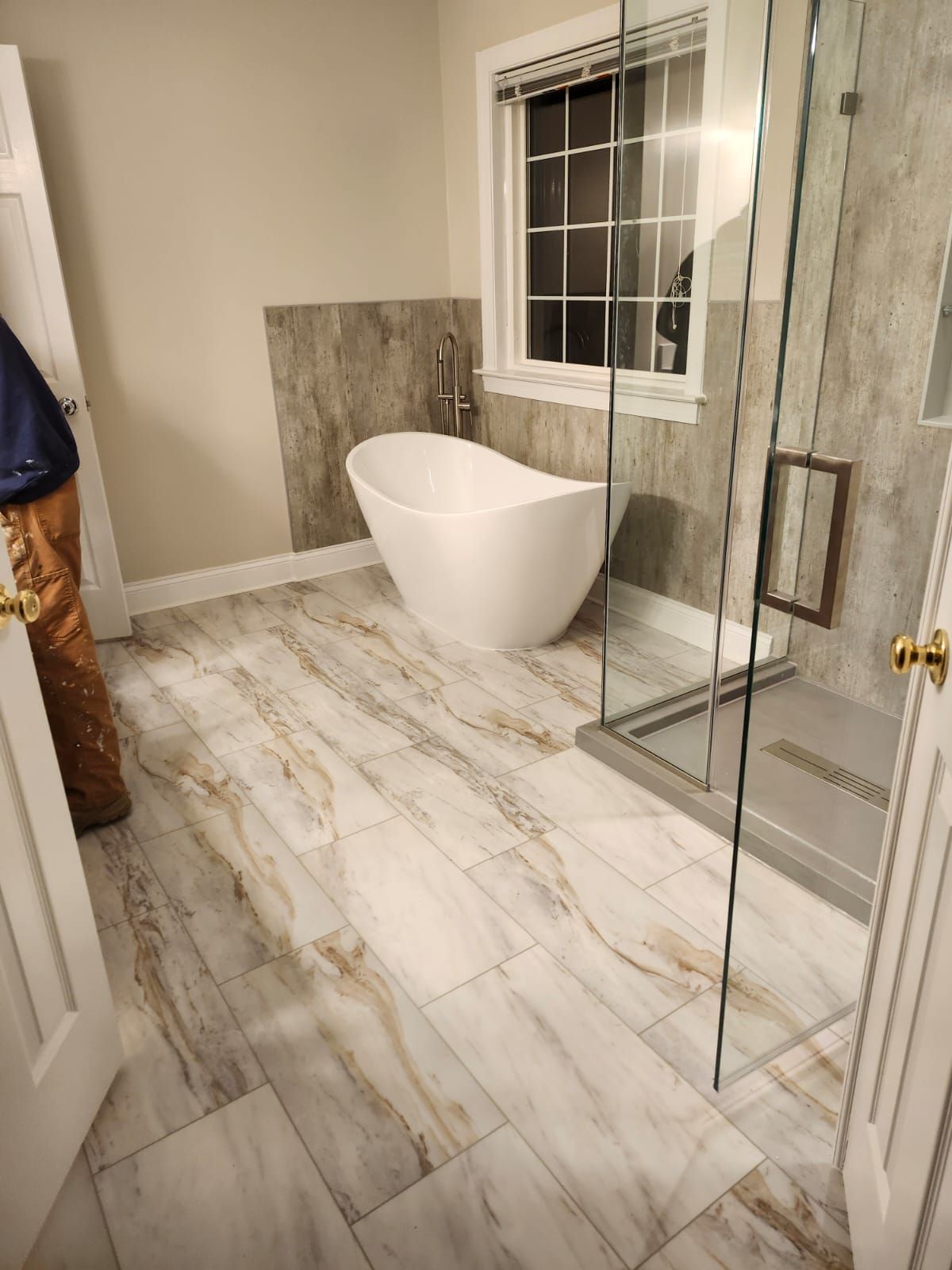 Complete master bathroom remodel/Full window replacement by Window Depot of Annapolis