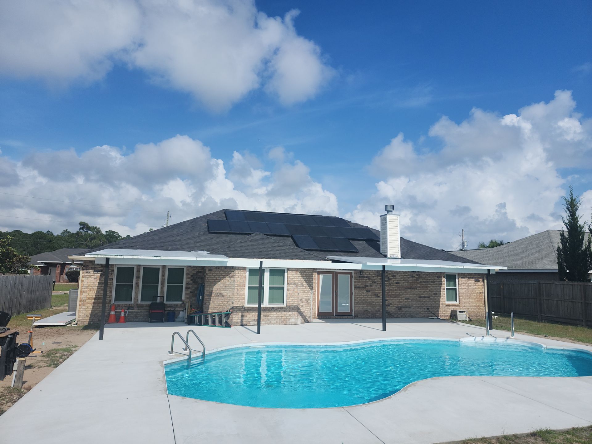 Poolside Patio Cover  by Titan Sunrooms