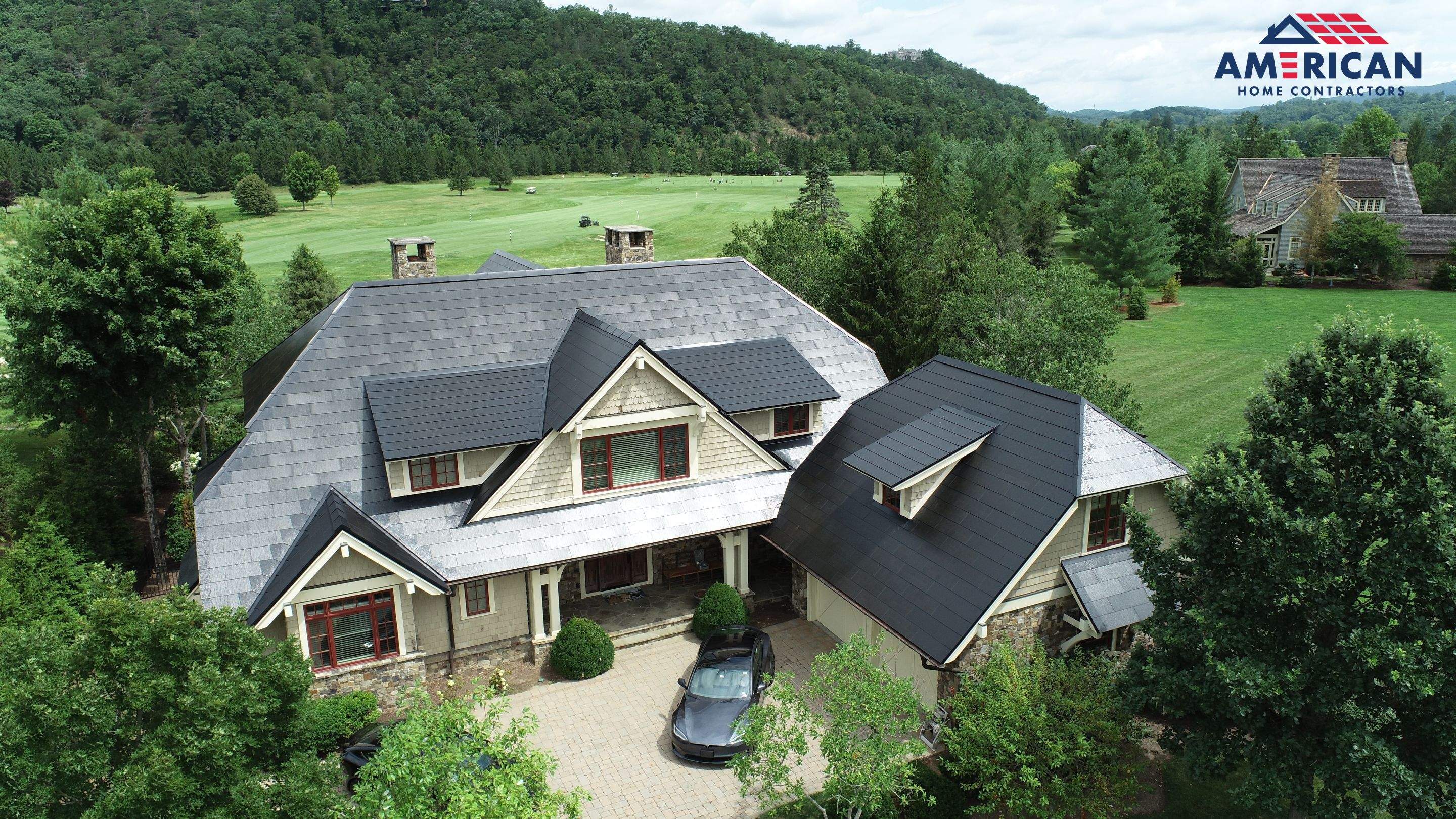 Tesla Solar Roof at The Greenbrier by American Home Contractors