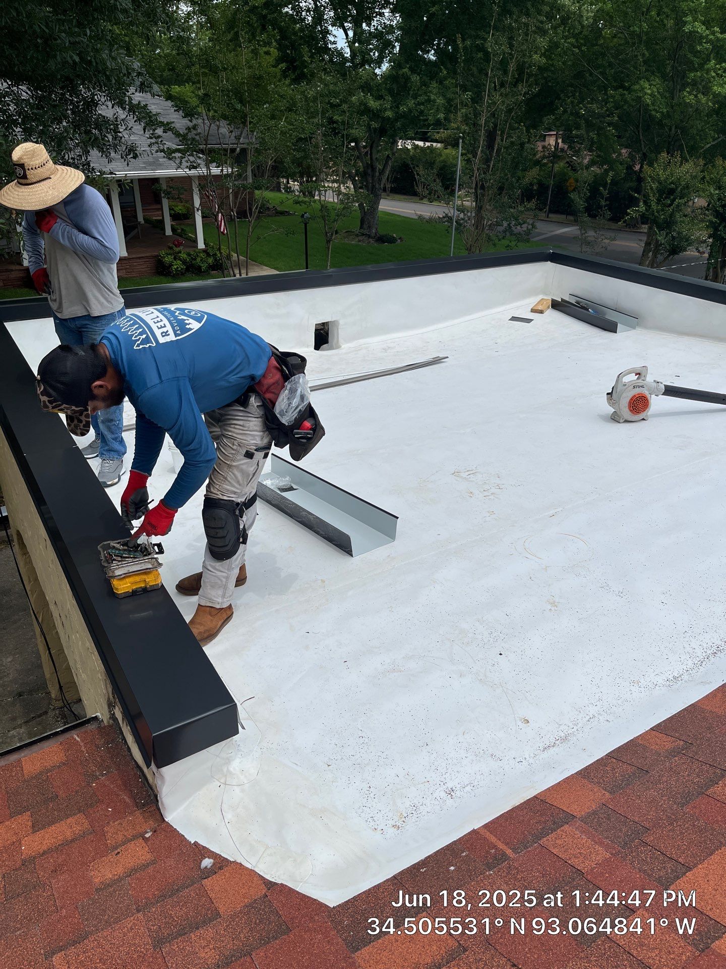 Asphalt Shingle and Flat Roof Replacement in Hot Springs by Temple Roofing and Exteriors