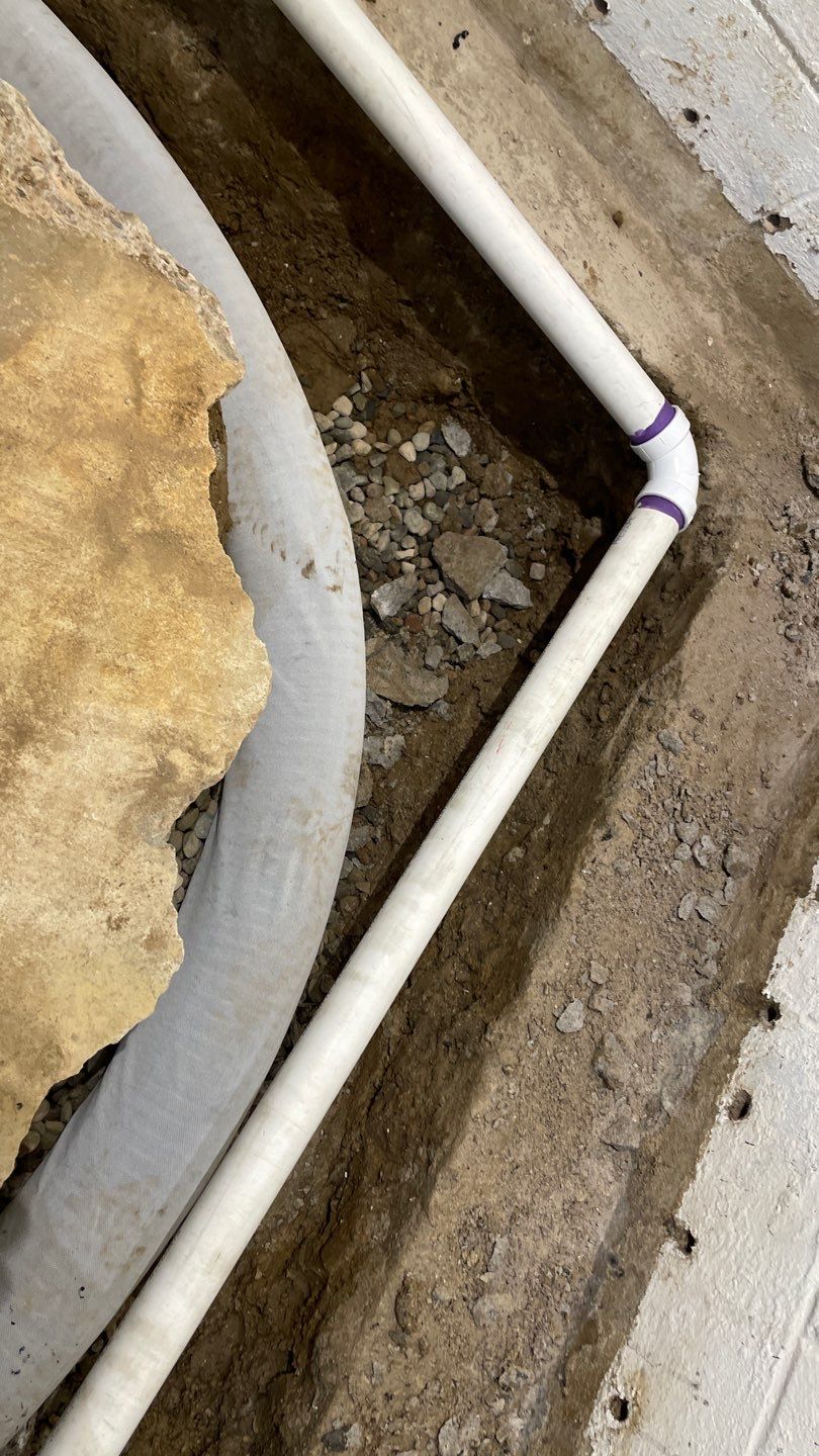 Interior Drain Tile Installation in Columbia Heights, MN by Waterproofing Northeast
