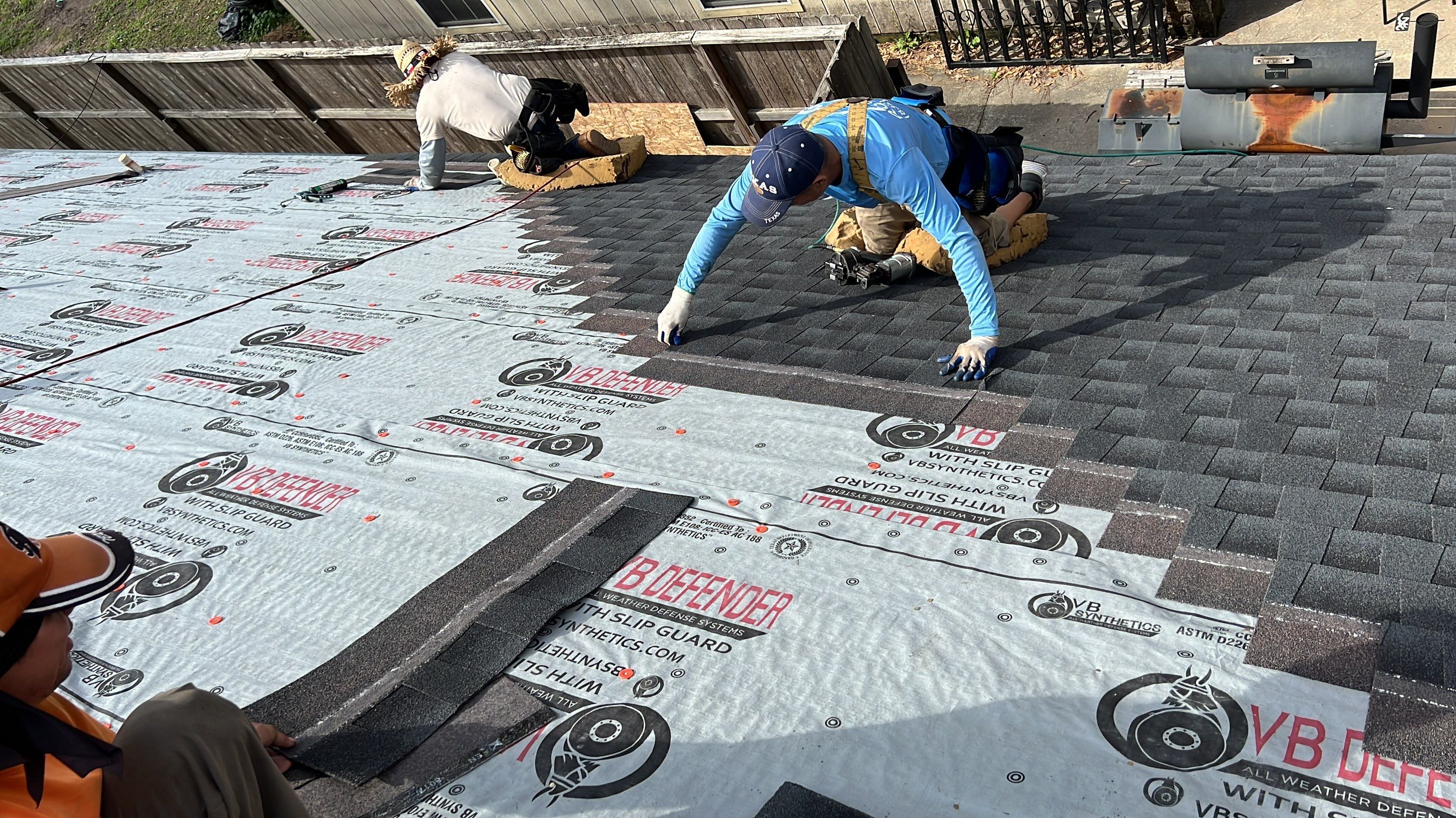 Moss-Covered Roof Made New — Conroe, TX by PL Roofing & SB Roofing, LLC.