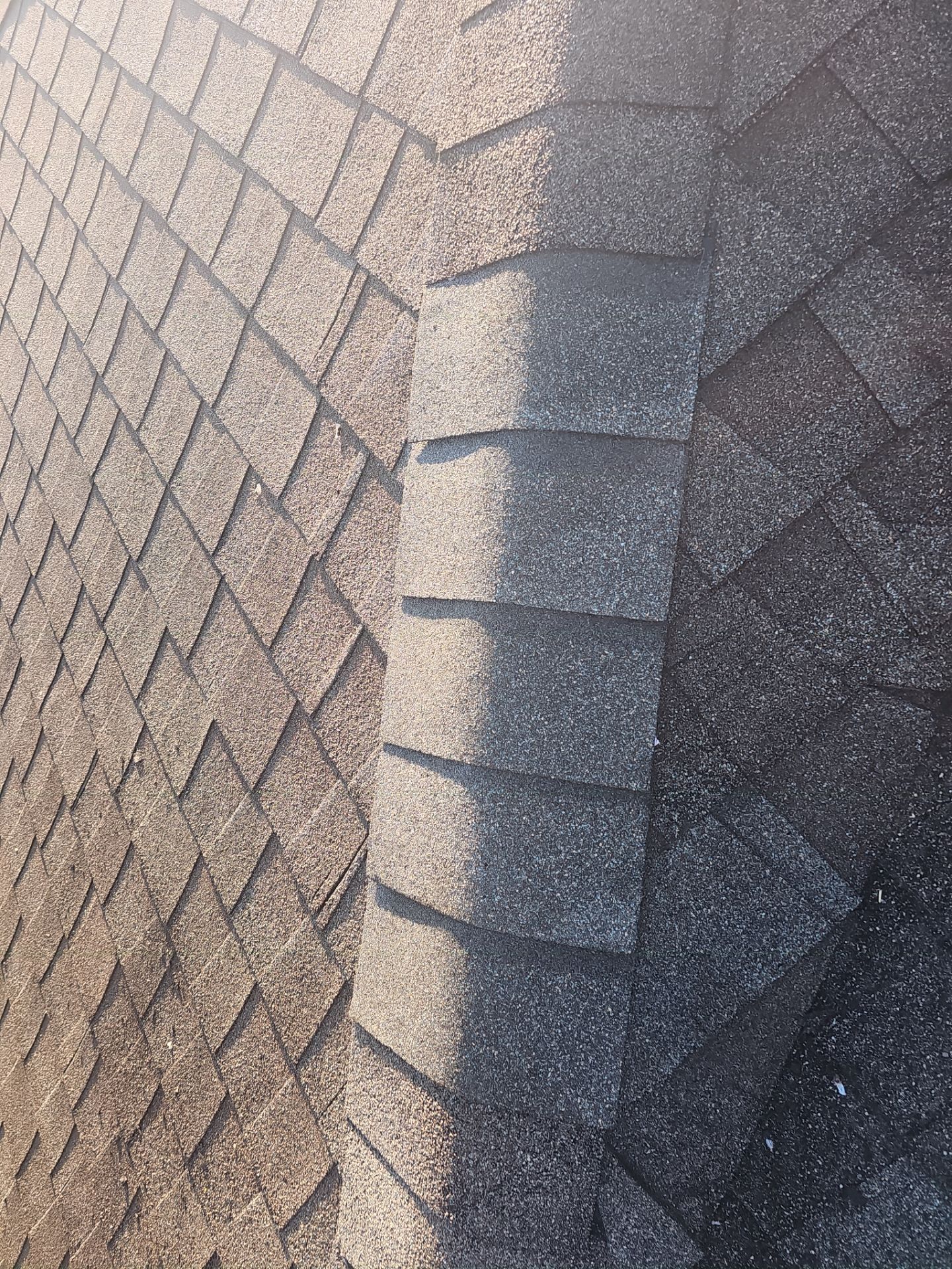 Hail Damage using Owen's Corning Duration (Lifetime) Shingles by Roof Repair Company
