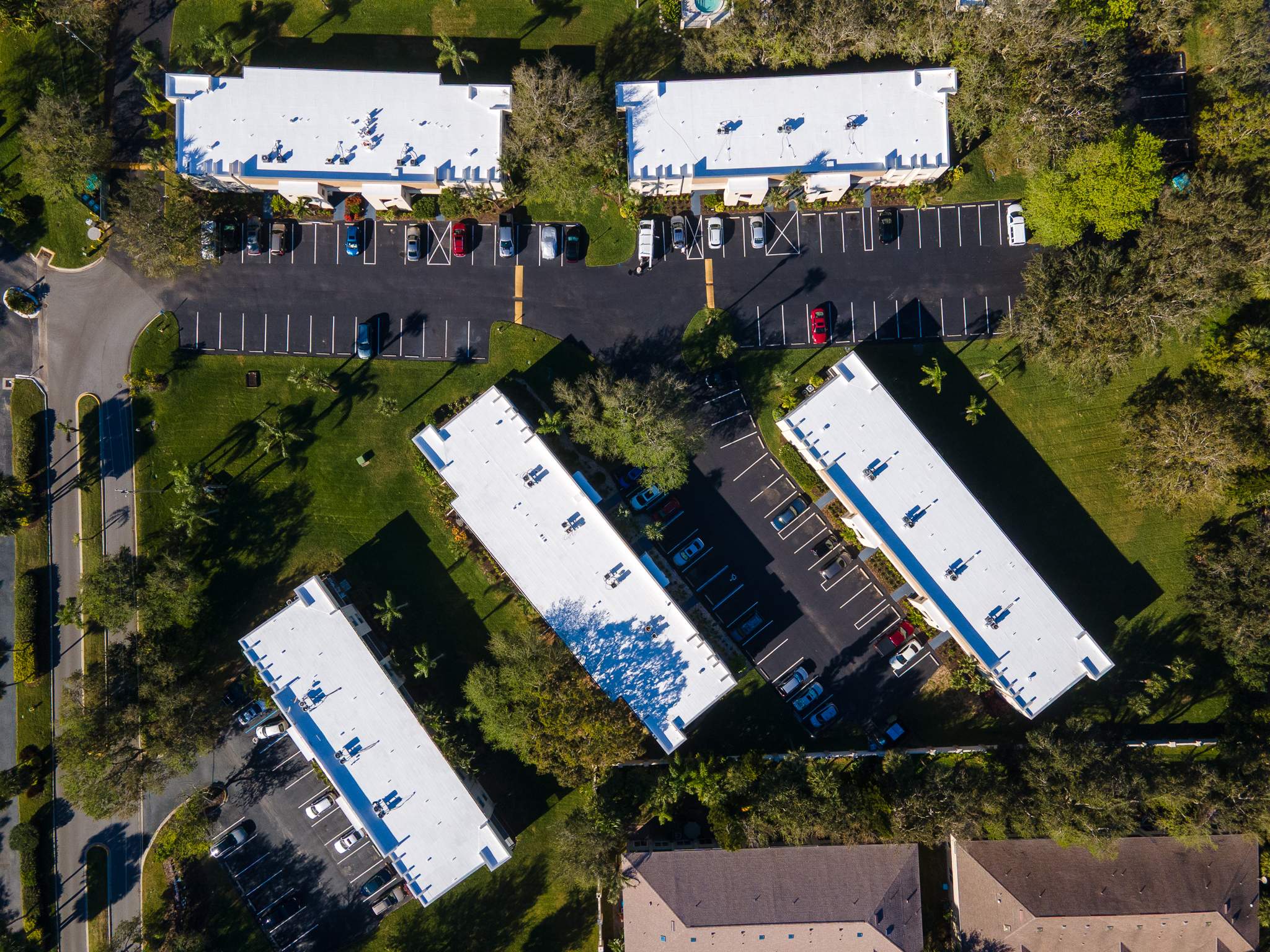 Flat Roof Membrane Coating and Restoration in Cape Canaveral by Wiedmann Construction & Roofing