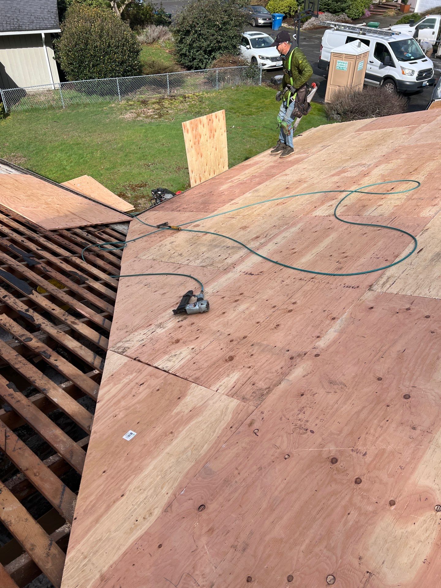 Residential Roofing Installation using GAF HDZ Shingles by Roofing Formula LLC