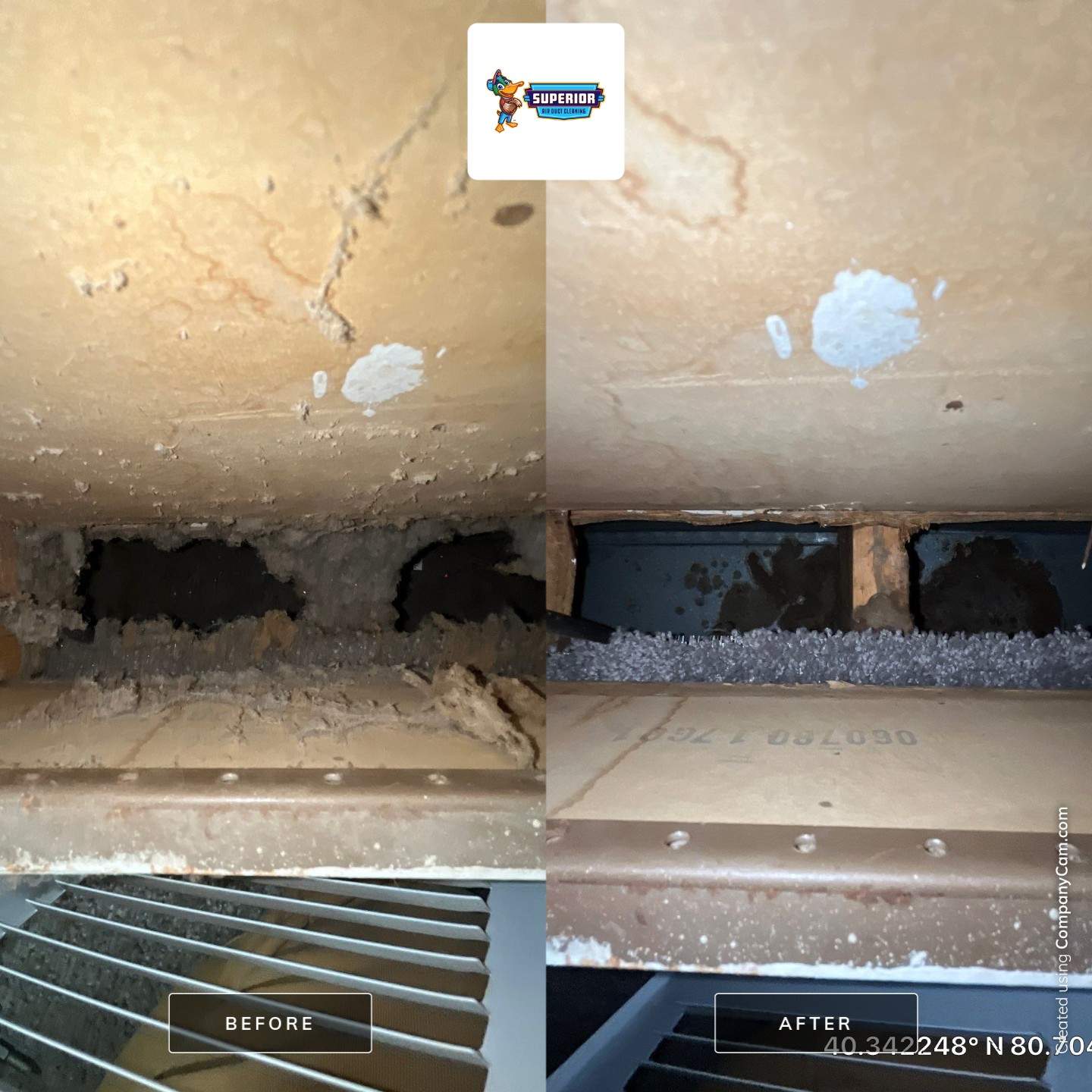 Air Duct Cleaning With a Vacuum Truck in Wintersville, OH by Superior Air Duct Cleaning