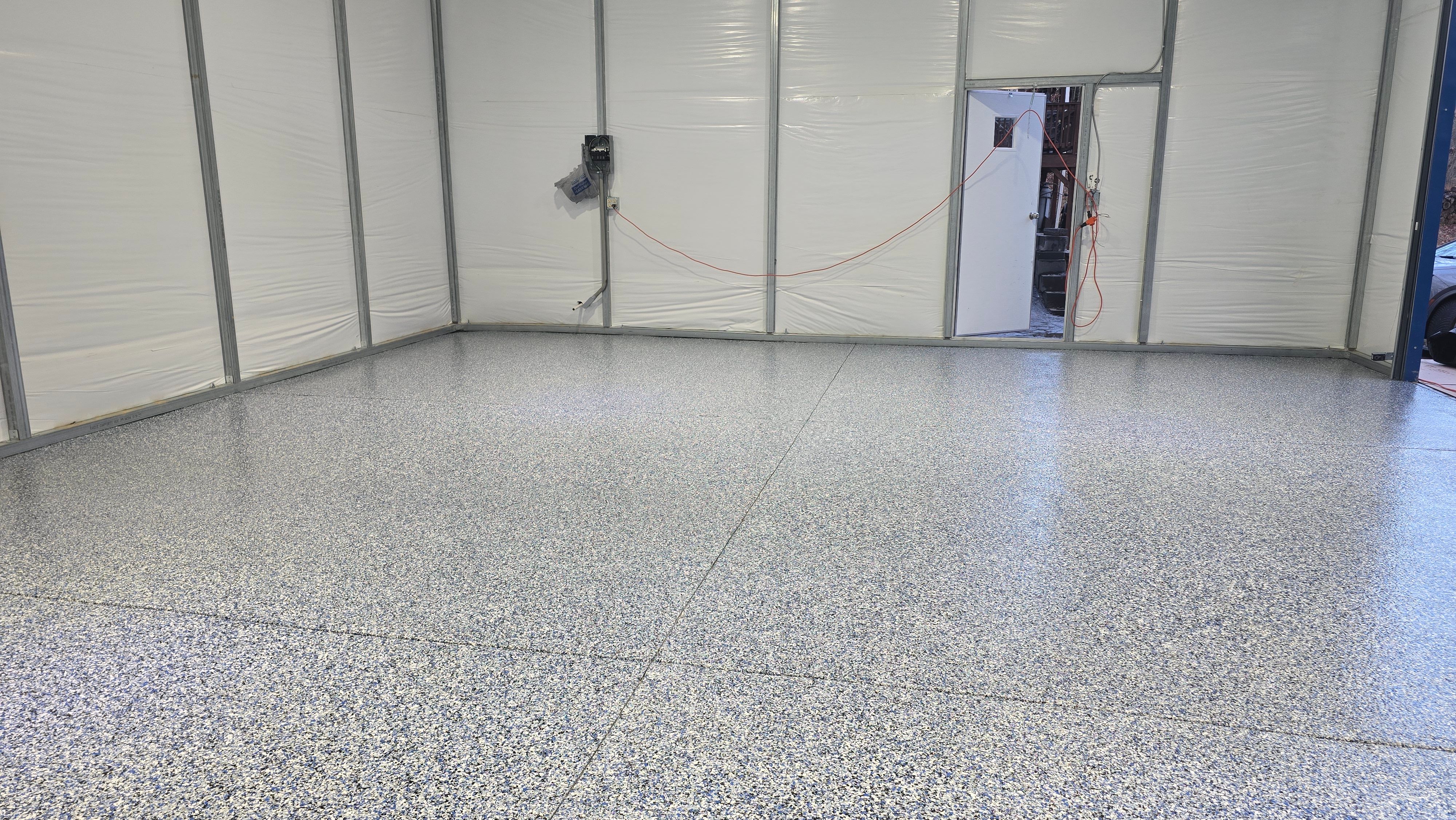 Garage Using Denim by Elite Floor Solutions