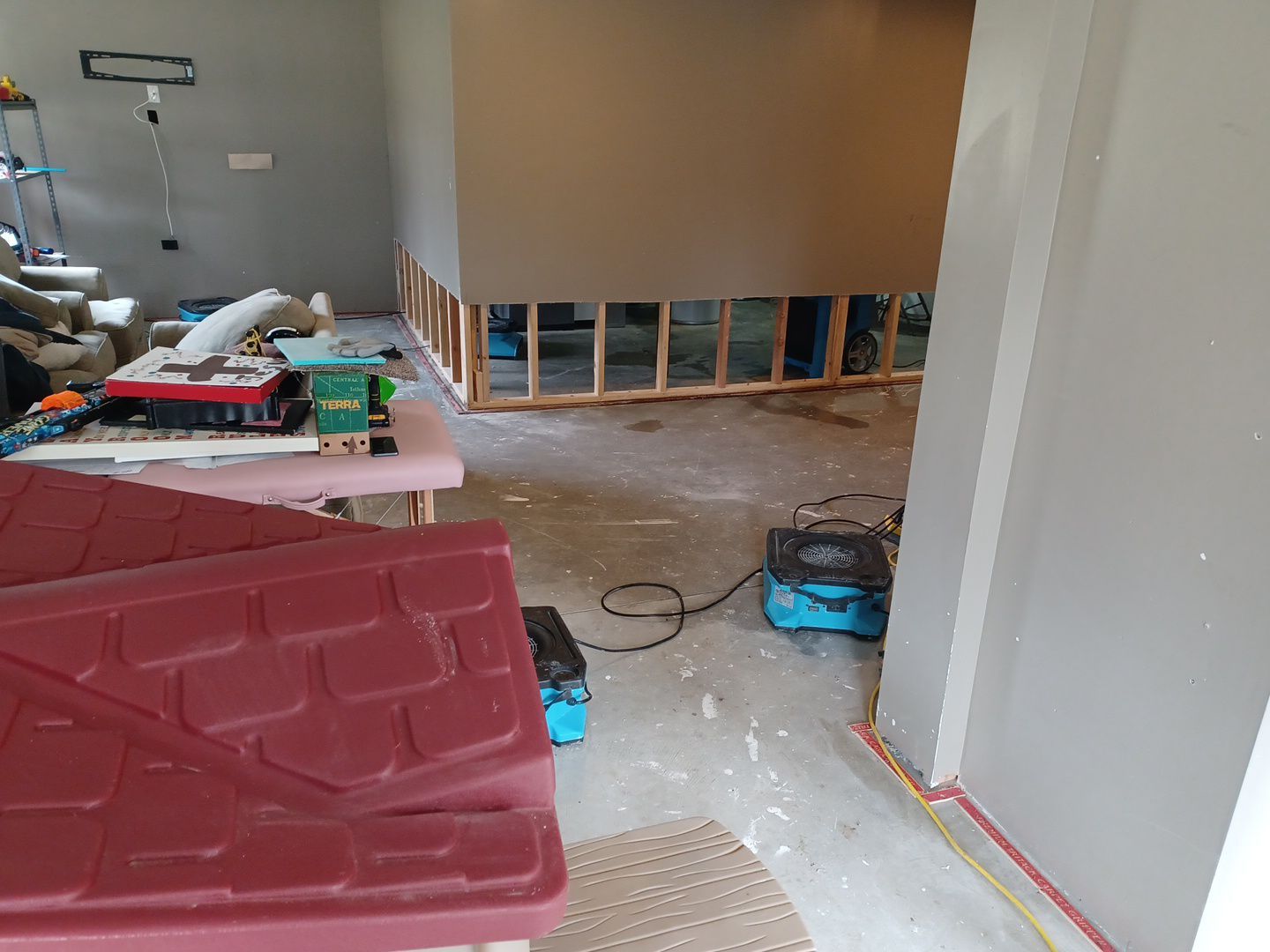 Project in White Lake by EzDry Water Mitigation & Property Restoration