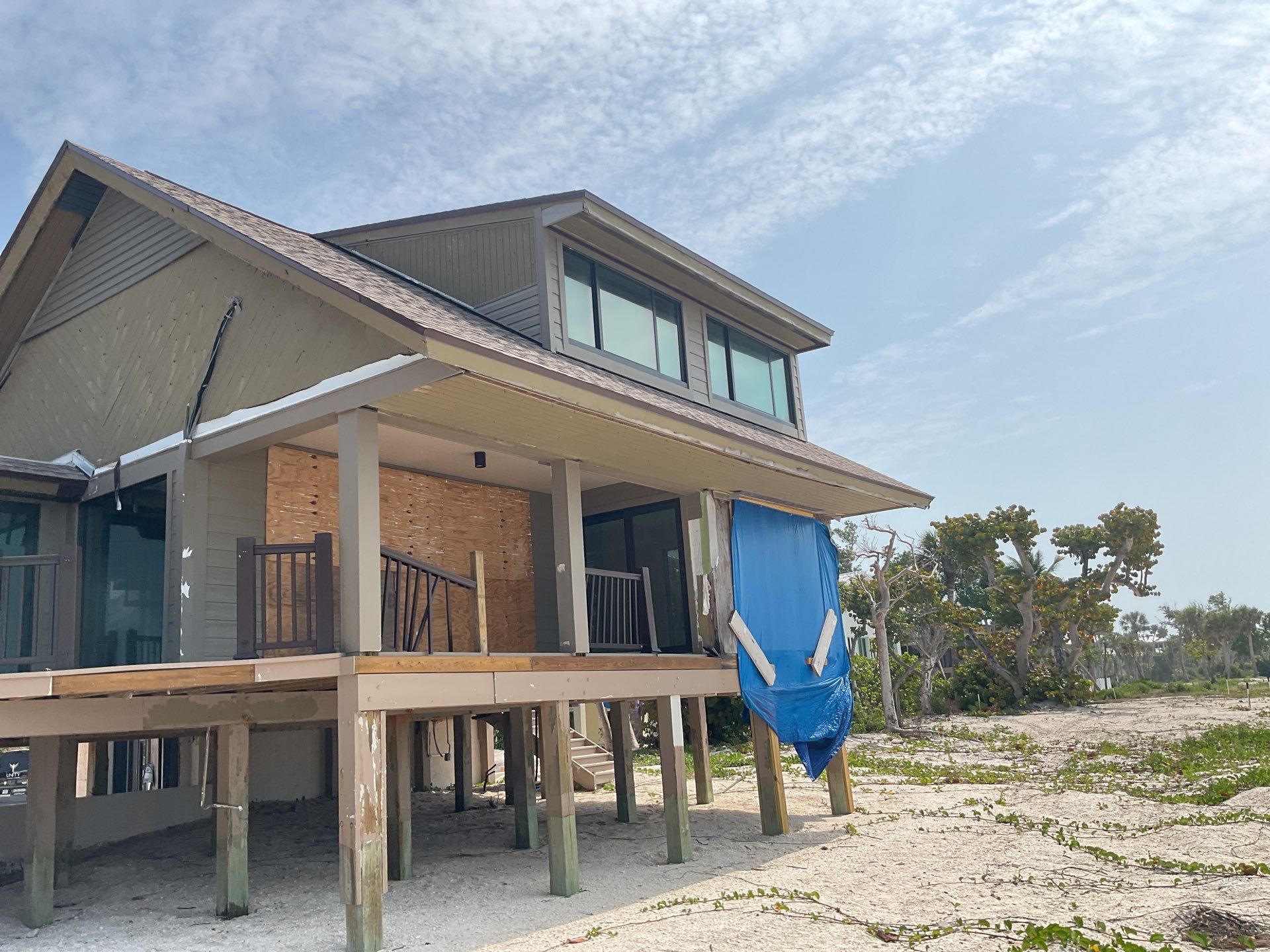 Commercial Gutter Installation in Sanibel FL by Gutter Professors