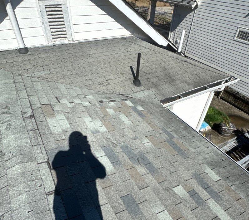 partial replacement w/ matching shingle by Nailed It Roofing & Remodeling LLC