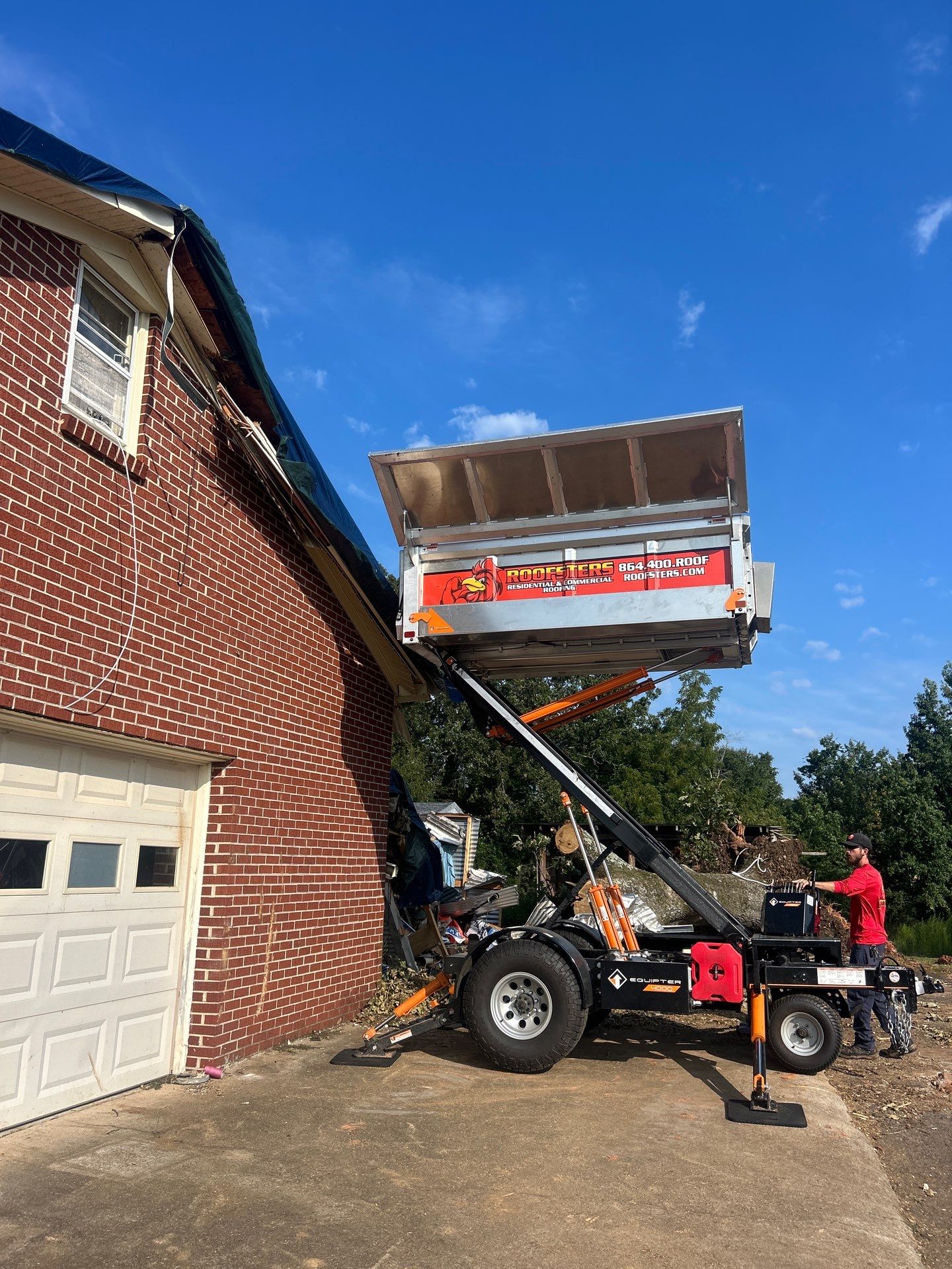 Insurance Roof Replacement for Tree Damaged Home in Seneca by Roofsters