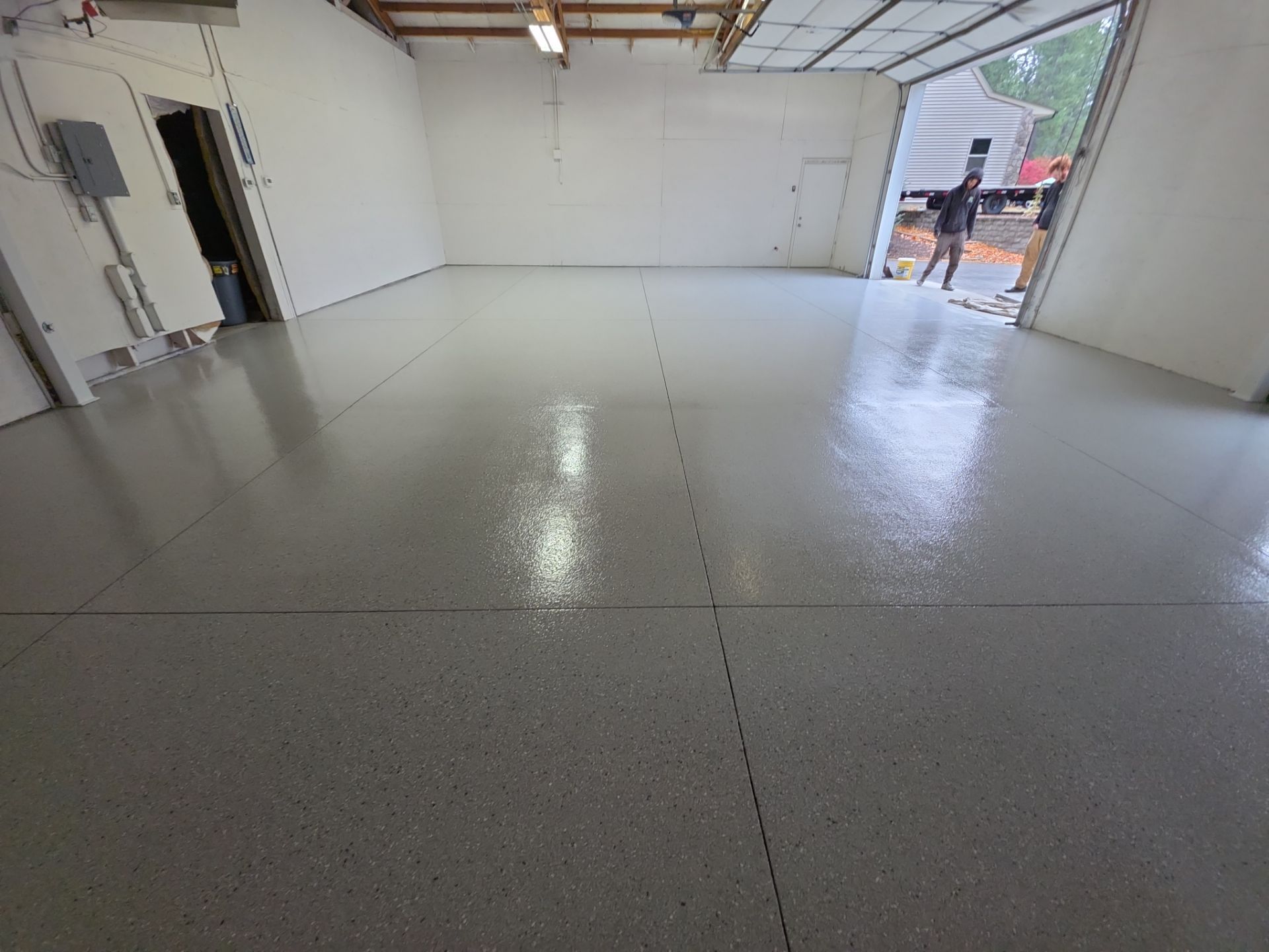 Shop Transformation using North Pole by Croc Coatings, LLC