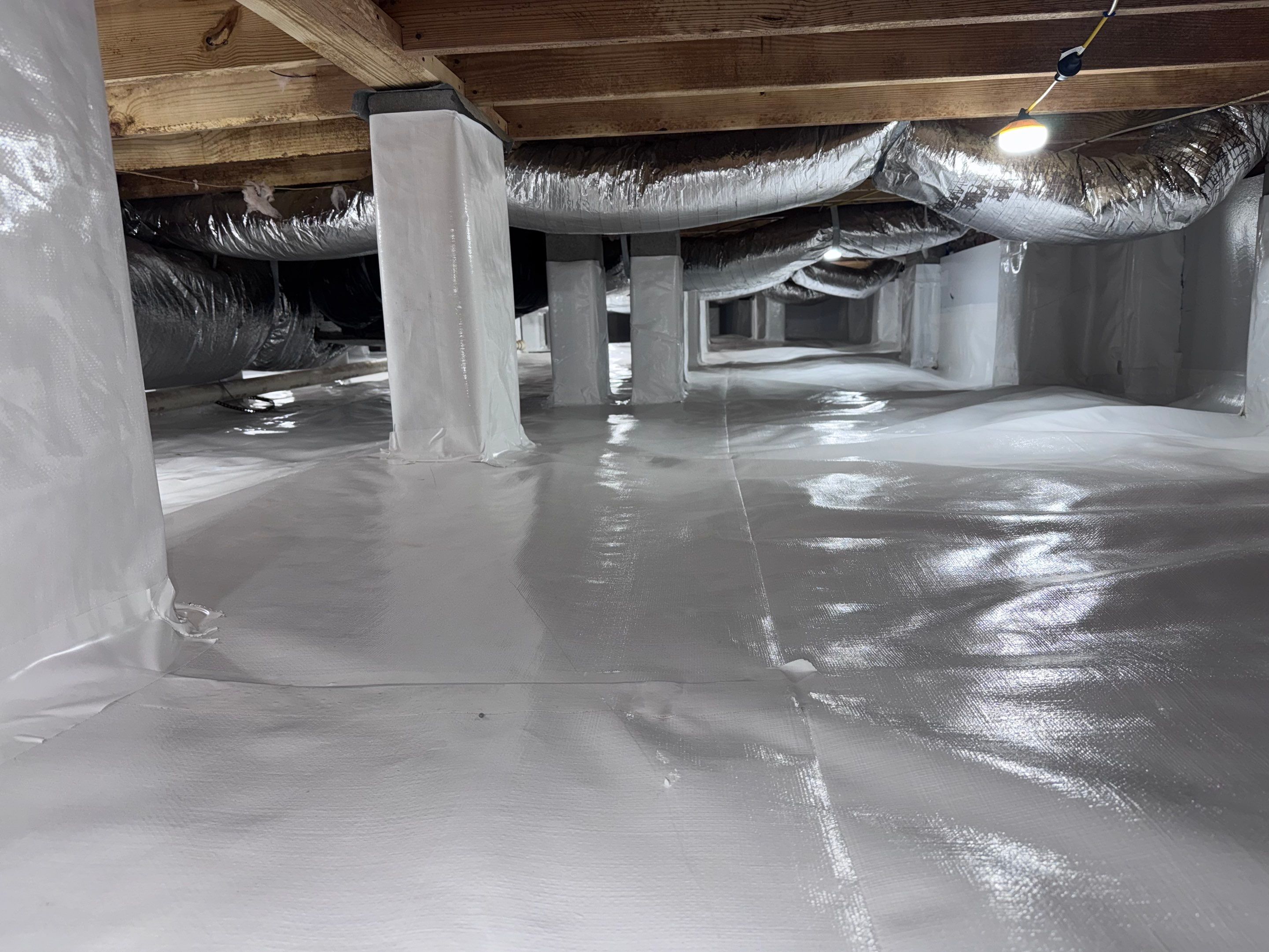 Encapsulation, Attic Insulation, and Attic Fan Project by Impact Crawlspace
