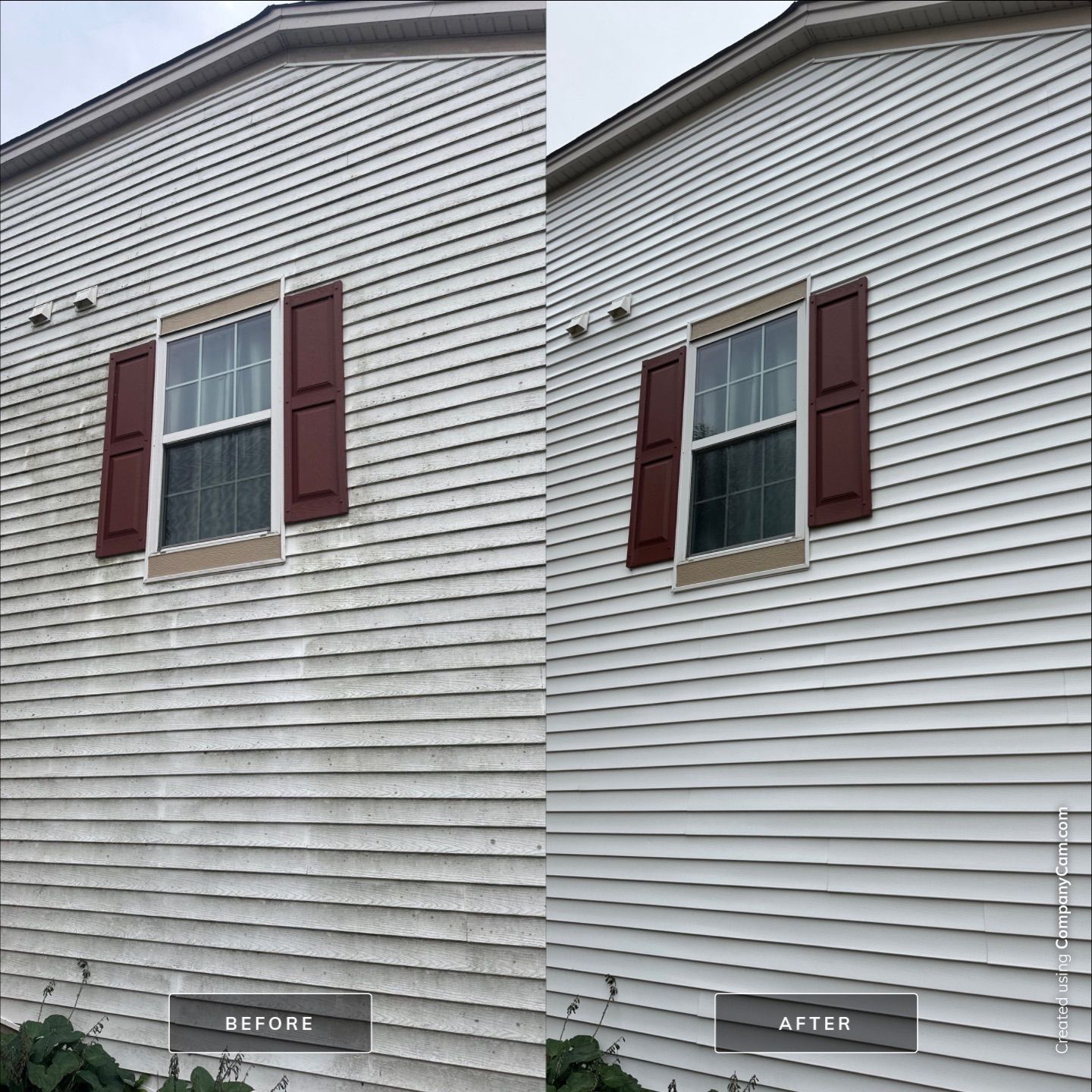 Project in Wonder Lake by Simmons Power & Soft Washing