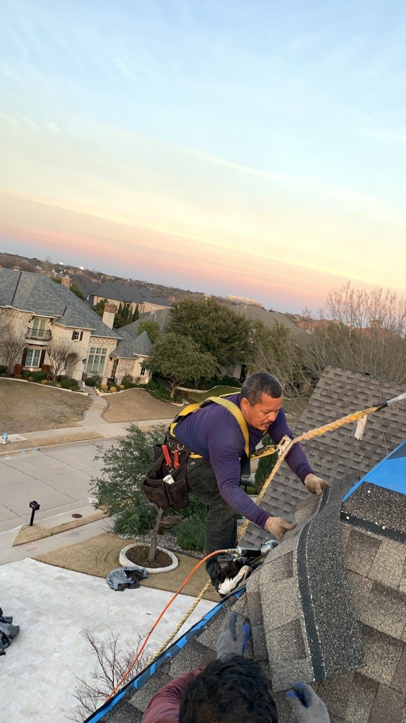 Full Roof Replacement On Beautiful Home in McKinney Texas by Elite Roofing LLC