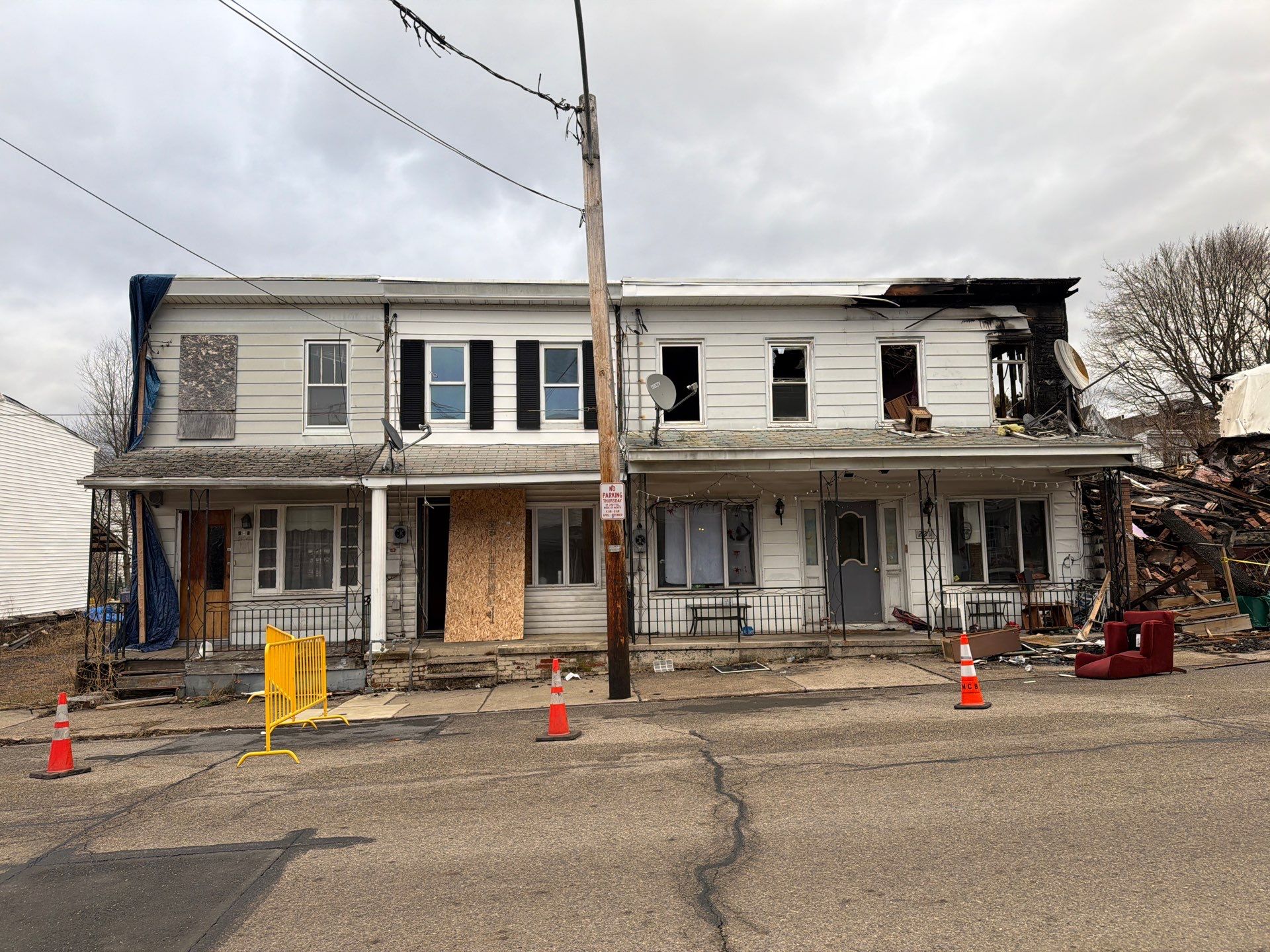 Fire & Smoke Damage Claim in Mt Carmel by FLAPA & KeyStone