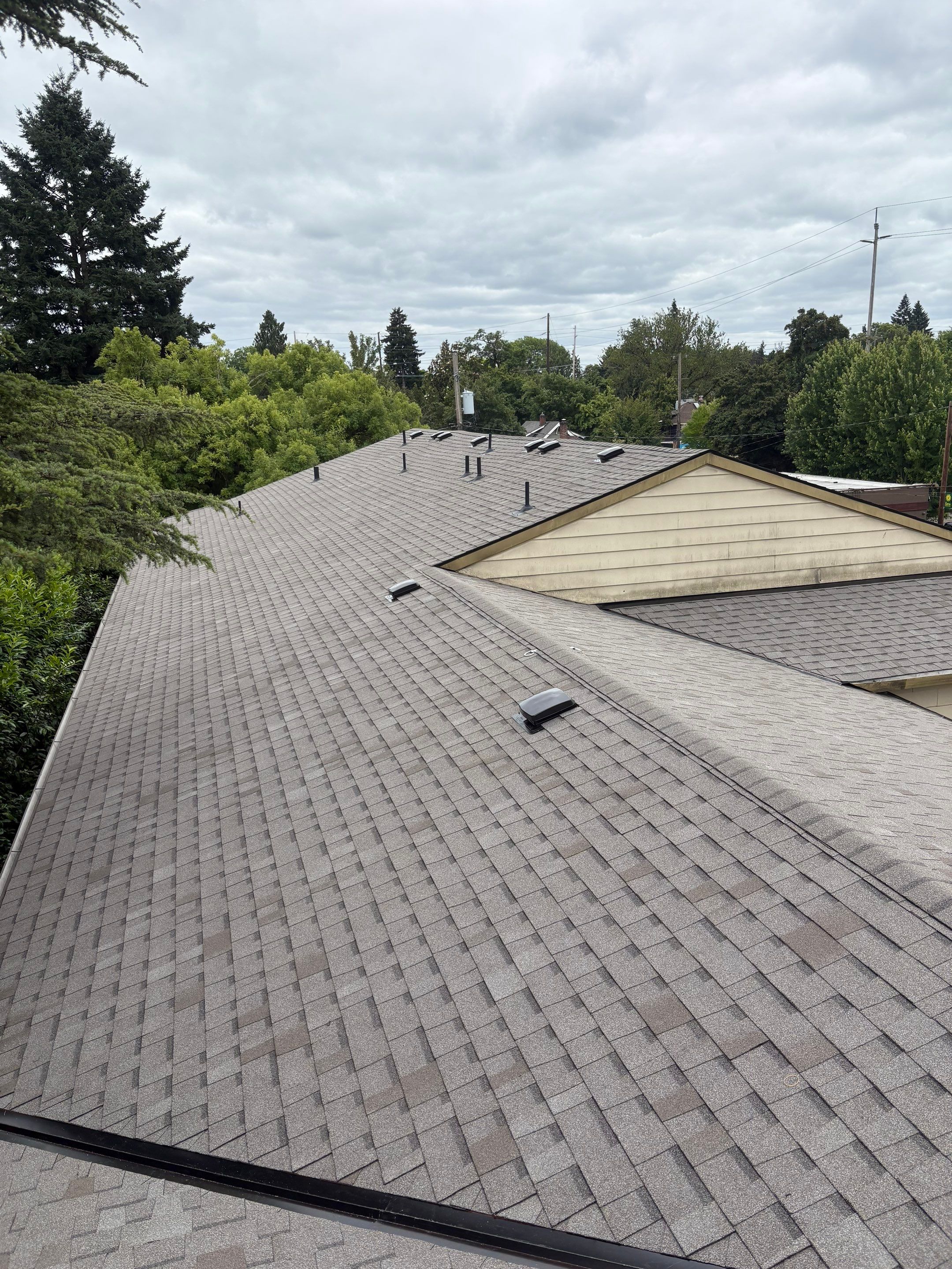 Commercial Roofing Installation using Asphalt Shingles by Vitan Construction LLC 