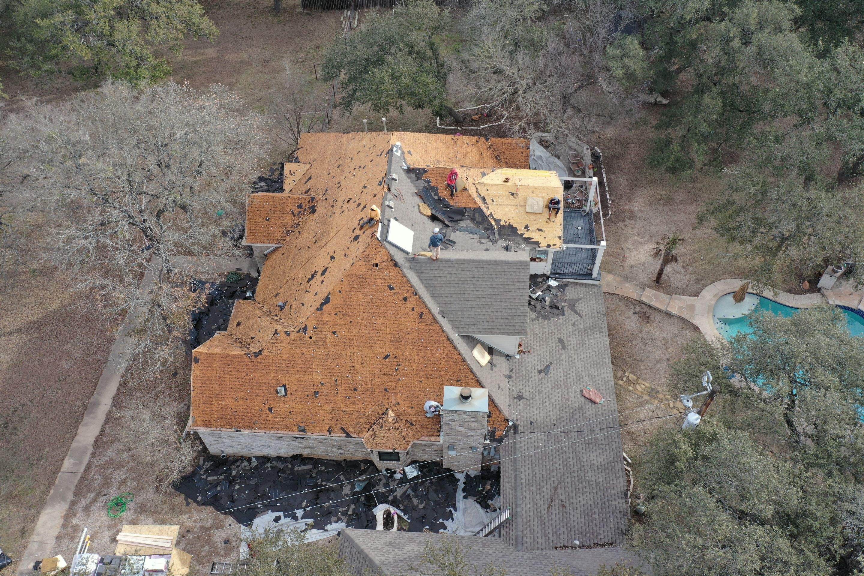 Residential Roof Replacement using Owens Corning Duration by Action Exteriors Austin
