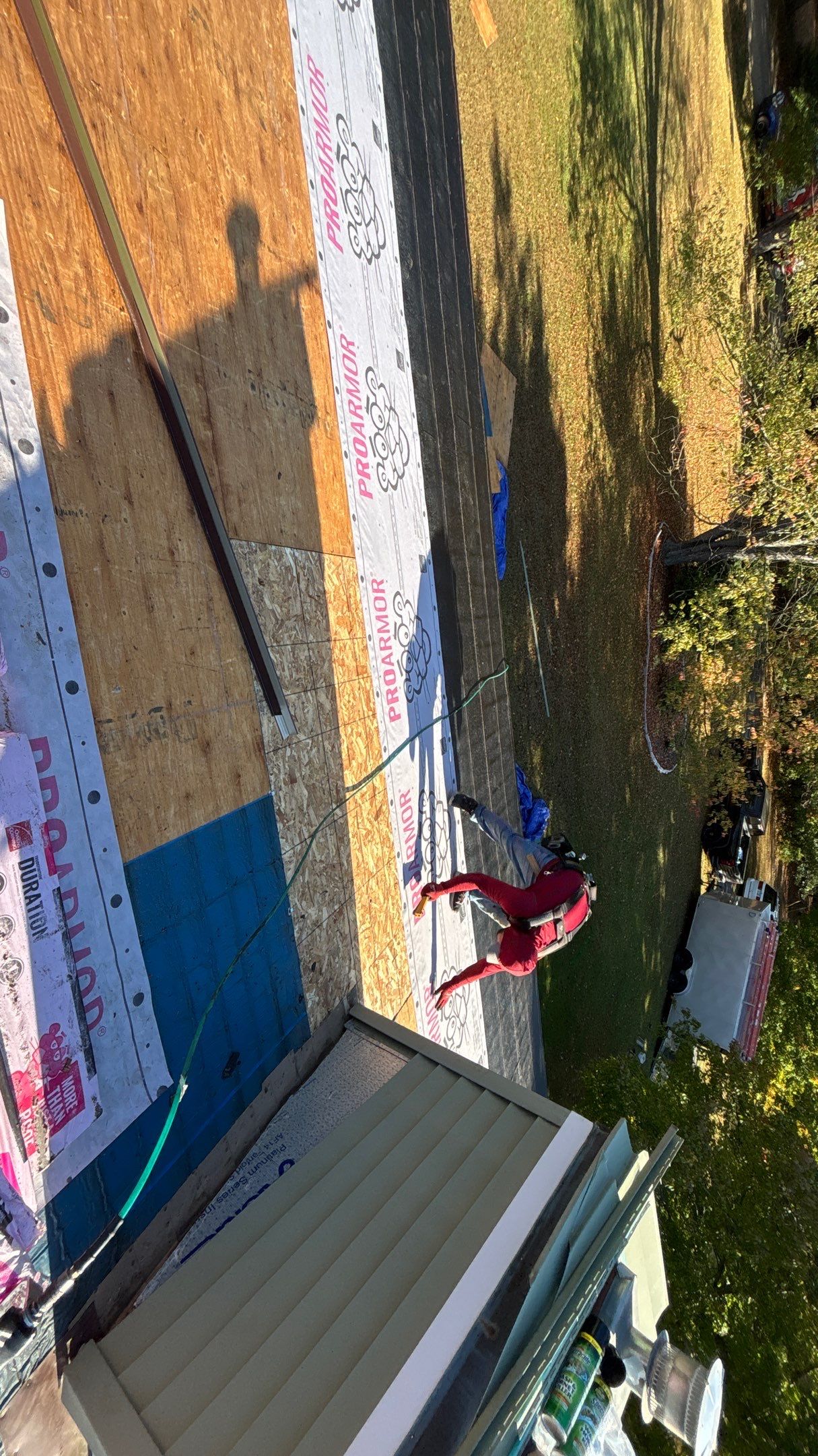 Roof Replacement using Owens Corning Sand Castle and Siding Replacement using Odyssey Plus D4" Wood Grain by 180 Contractors