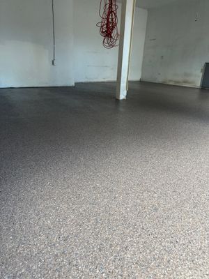 Obsidian Polyurea Garage Floor Coating and Repair in Atascadero