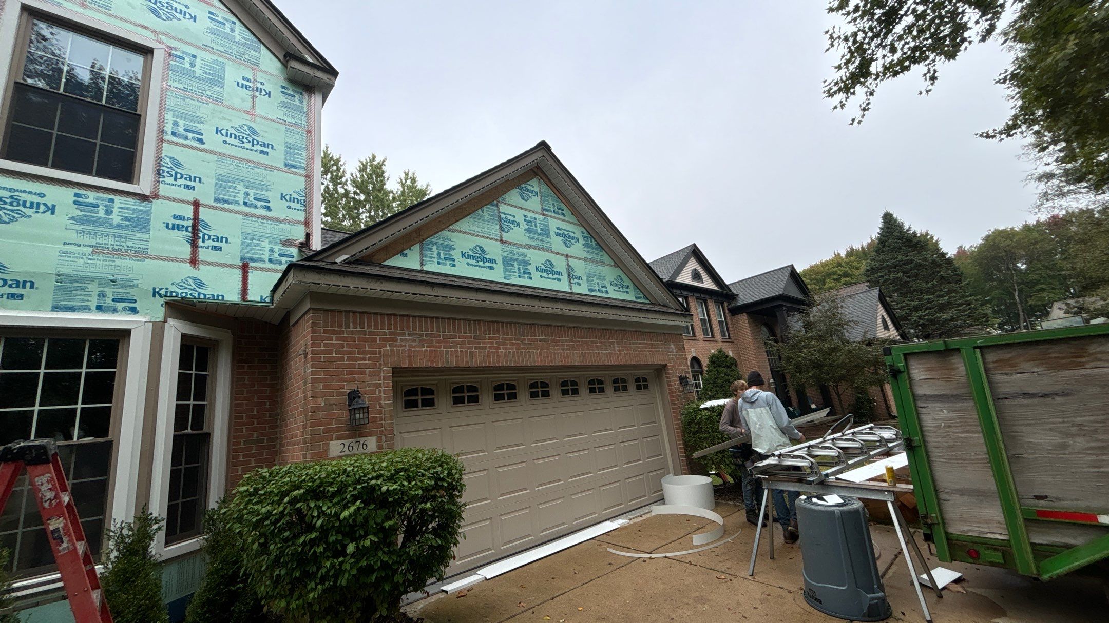 Siding Replacement using Alside Charter Oak D4.5" by 180 Contractors