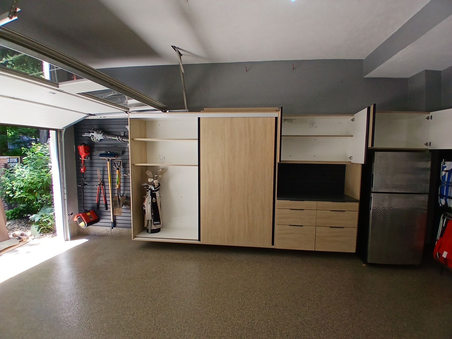 Garage Floor & Organization in South Bend! by Innovative Spaces / Innovative Concrete Coatings